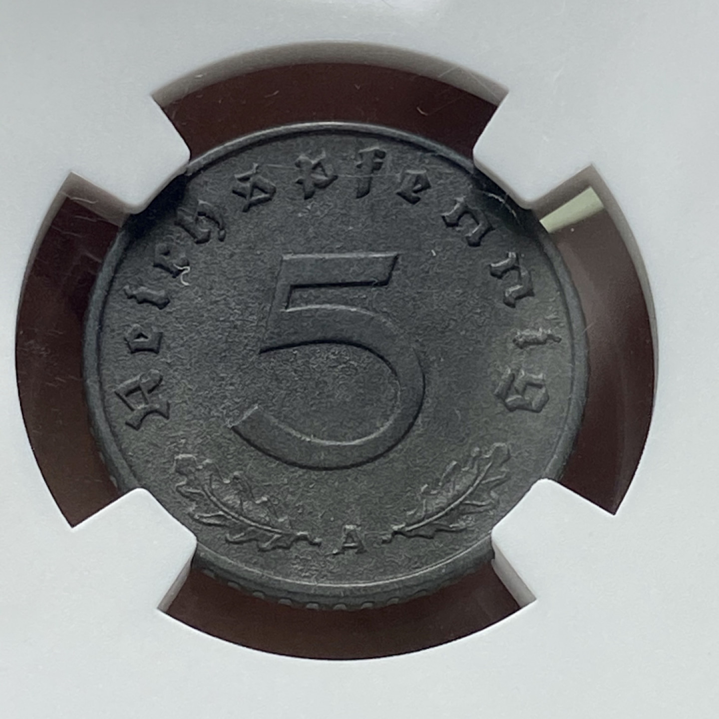 【Numismatist】第四场-0起拍-0佣金-包邮-世界硬币 德国1942年5芬尼 自己送的上海NGC 品相很好 一直没看懂这个评分