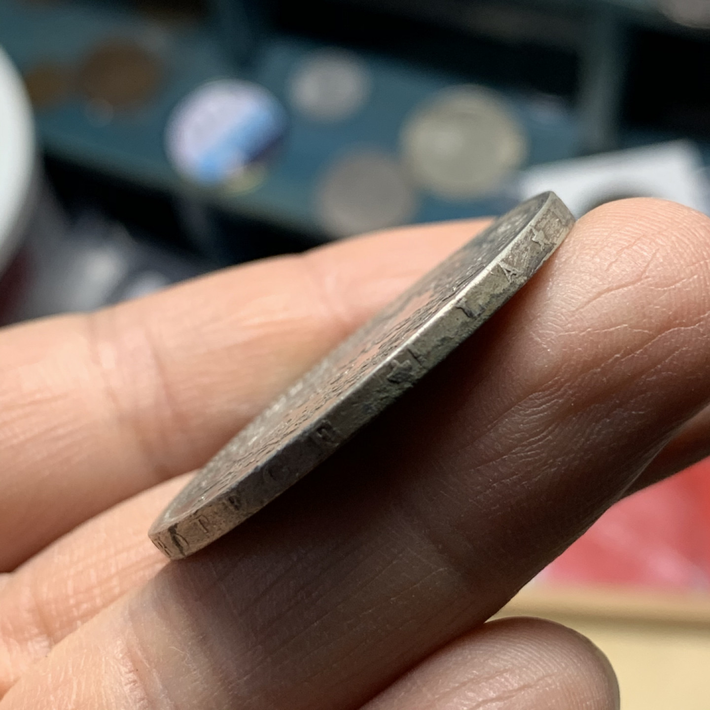 《竞宝斋》第30场-周日，周一，周二3场连拍（全场顺丰包邮） 法国 1878-K年 大力神 5法郎 大银币 稀少年份 非常少见