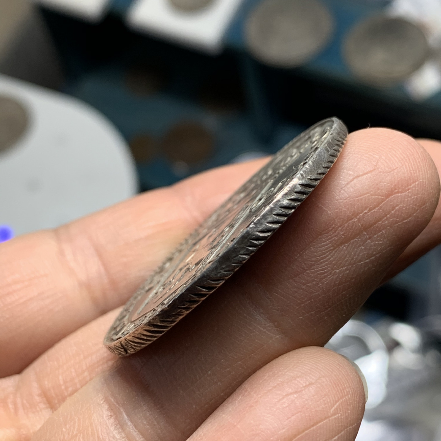 《竞宝斋》第30场-周日，周一，周二3场连拍（全场顺丰包邮） 荷兰 泽兰省 1761年 武士 杜卡特 大银币 无磕碰划痕 品相值得收藏