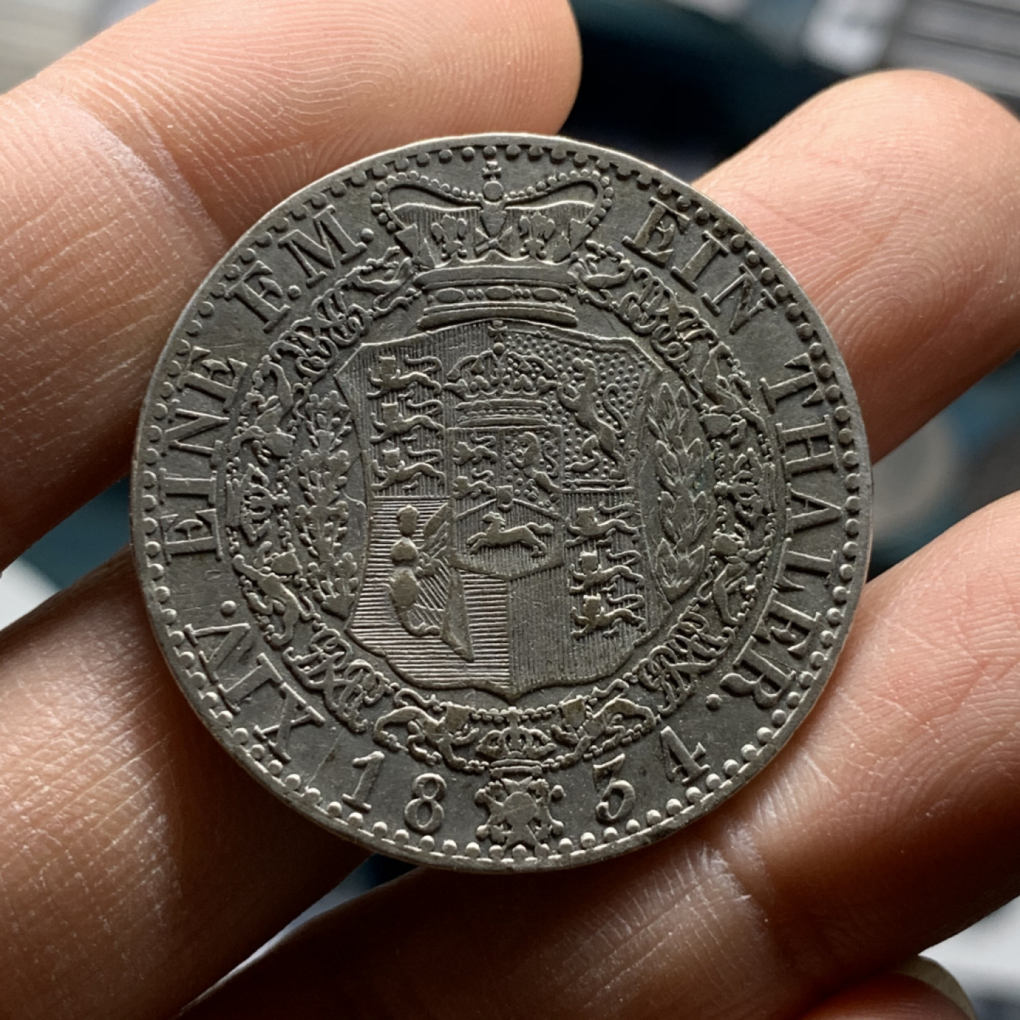 《竞宝斋》第31场（年内尾拍）-周日，周一，周二3场连拍（全场顺丰包邮） 汉诺威  威廉四世1泰勒  1834年 发行量4万多枚