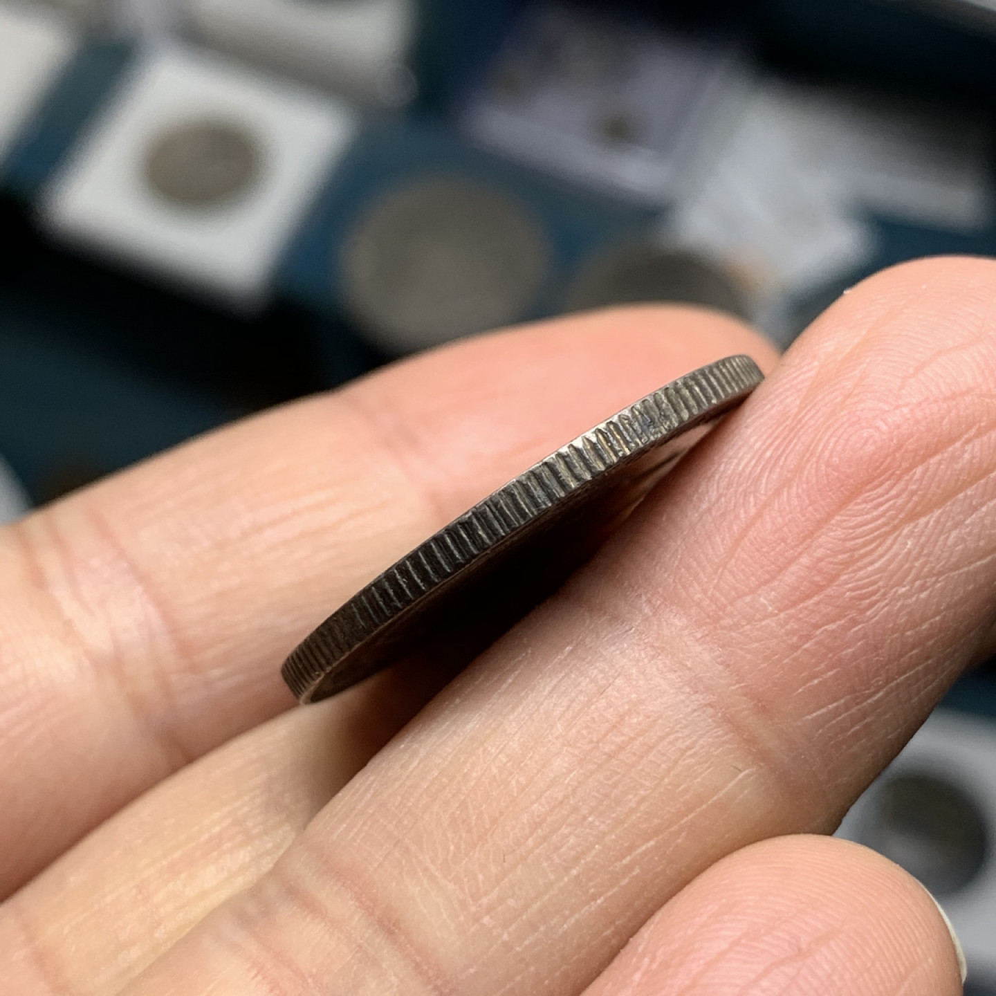 《竞宝斋》第31场（年内尾拍）-周日，周一，周二3场连拍（全场顺丰包邮） 原味深五彩 西班牙 1882年 阿方索十二世 2比塞塔 银币 10克  27.2mm