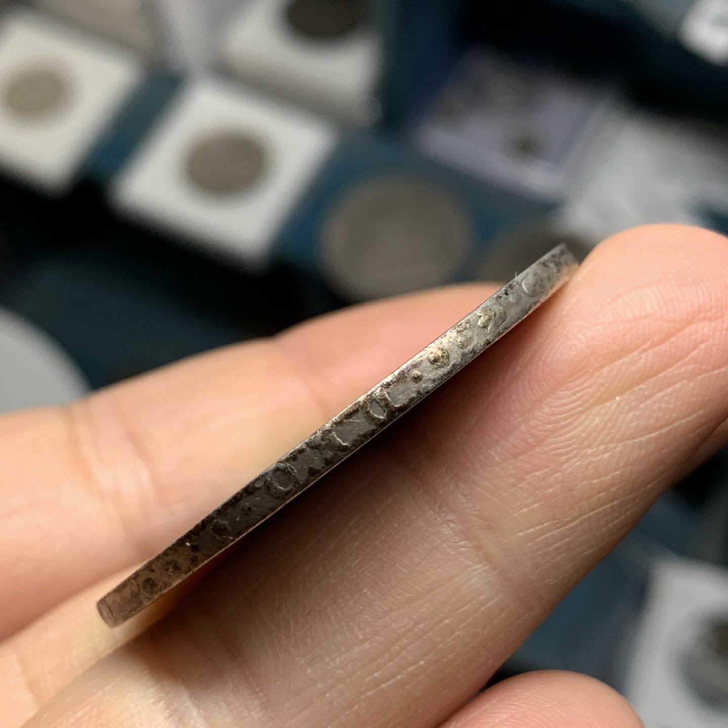 《竞宝斋》第31场（年内尾拍）-周日，周一，周二3场连拍（全场顺丰包邮） 德国 巴伐利亚 1775年 协定泰勒 圣母抱婴1泰勒大银币 27.8克  40.8mm 原味好细节