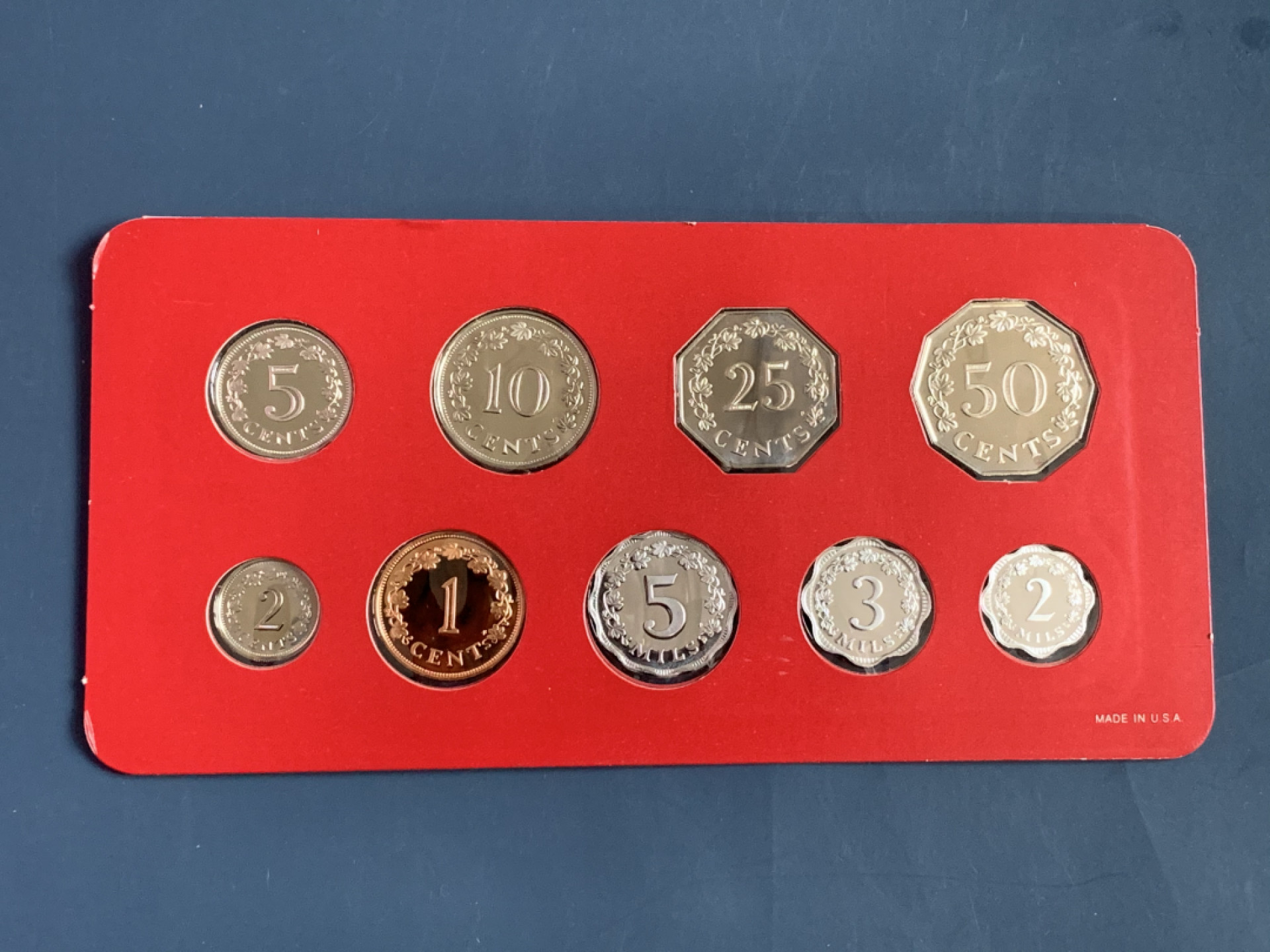 《竞宝斋》第31场（年内尾拍）-周日，周一，周二3场连拍（全场顺丰包邮） 马耳他 1976年 精制套币9枚原盒原证