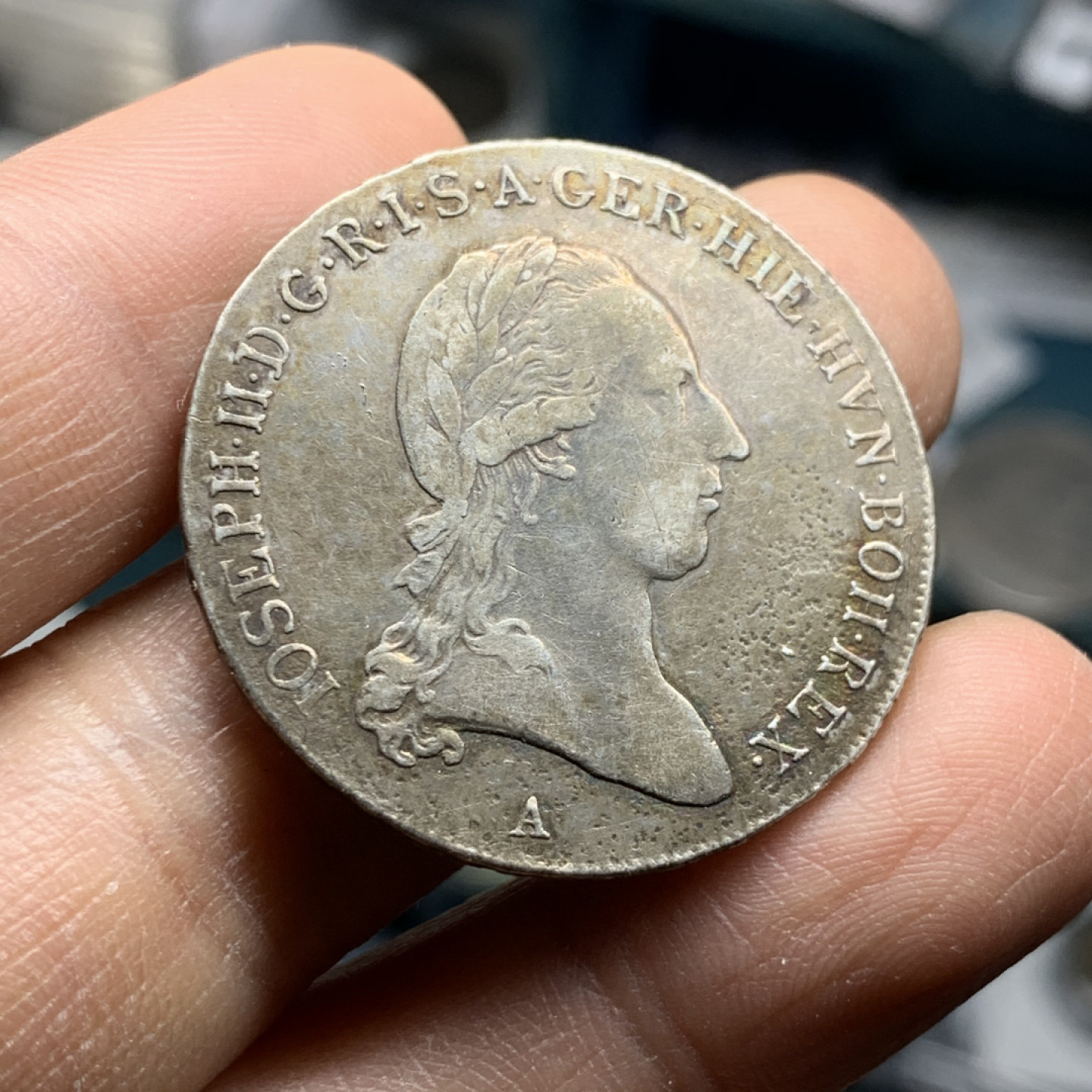 《竞宝斋》第31场（年内尾拍）-周日，周一，周二3场连拍（全场顺丰包邮） 奥属尼德兰（奥属荷兰）  约瑟夫二世1/2泰勒  1790年 原味好品