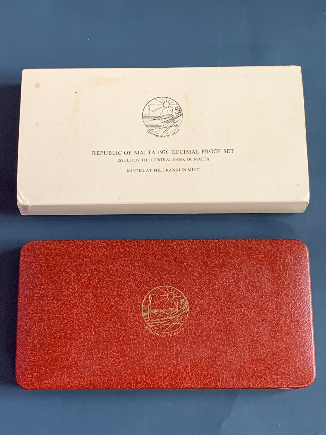 《竞宝斋》第31场（年内尾拍）-周日，周一，周二3场连拍（全场顺丰包邮） 马耳他 1976年 精制套币9枚原盒原证