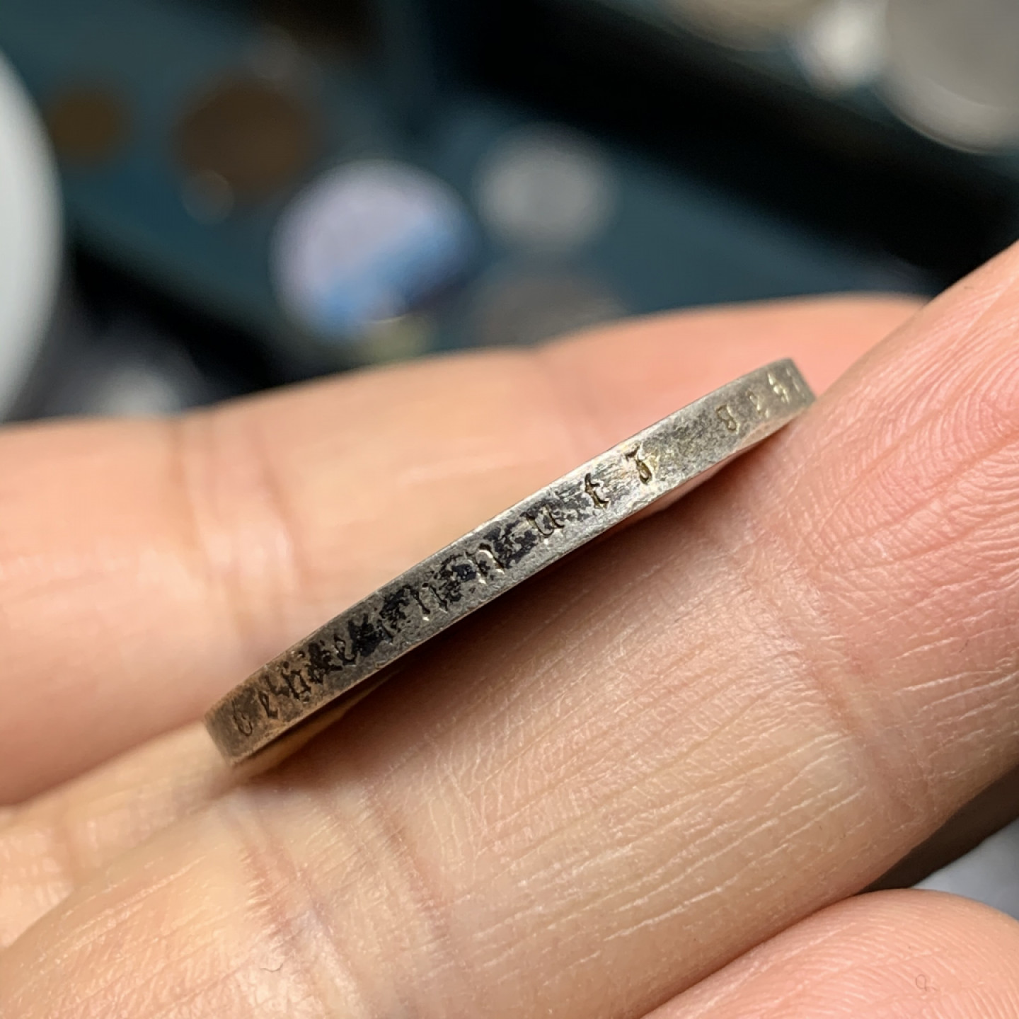 《竞宝斋》第31场（年内尾拍）-周日，周一，周二3场连拍（全场顺丰包邮） 原光 五彩  德国1936年 兴登堡 5马克 银币 难得状态