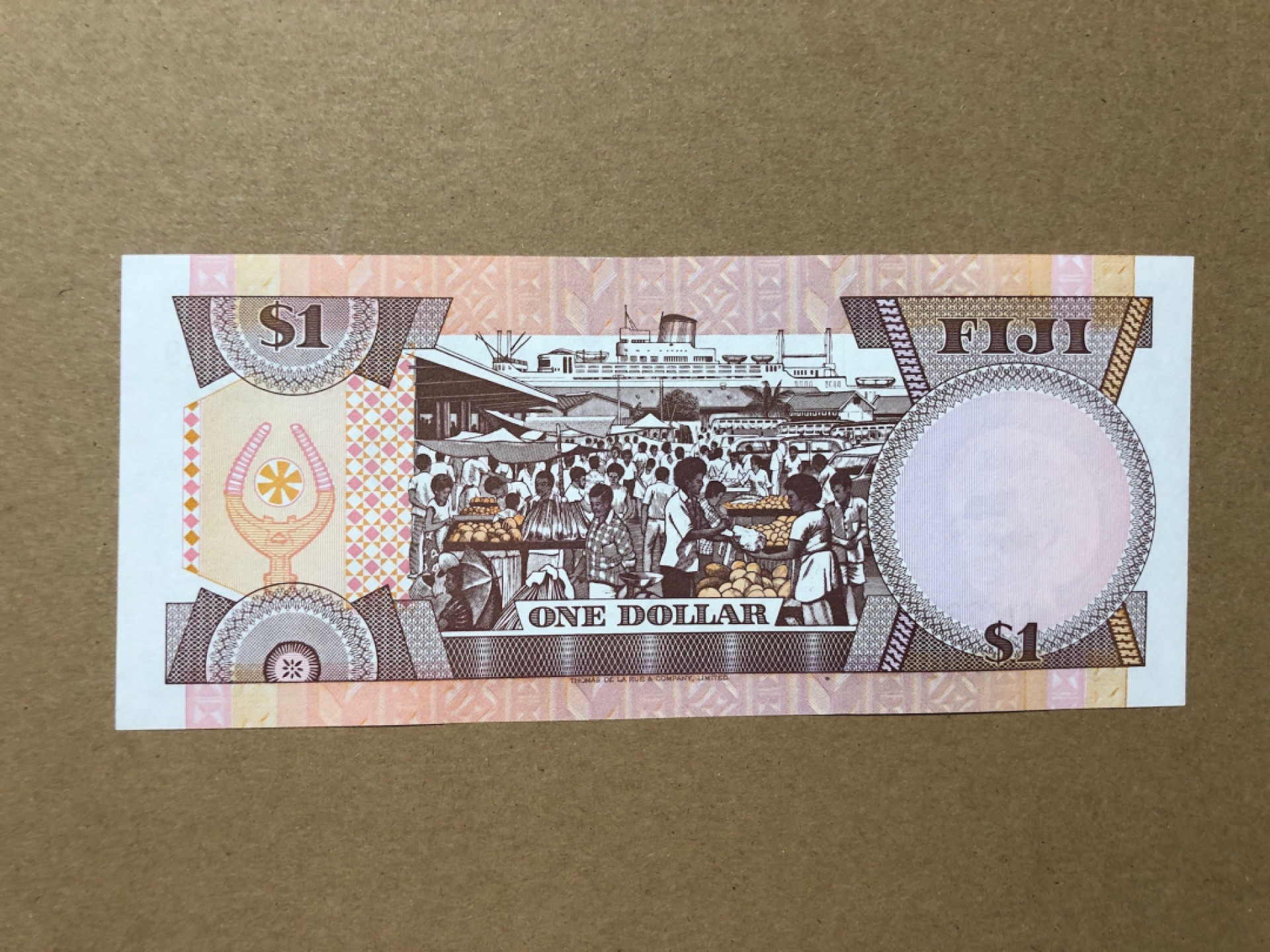 《张总收藏》48期——新春精品 斐济1元 UNC 1980年老版本