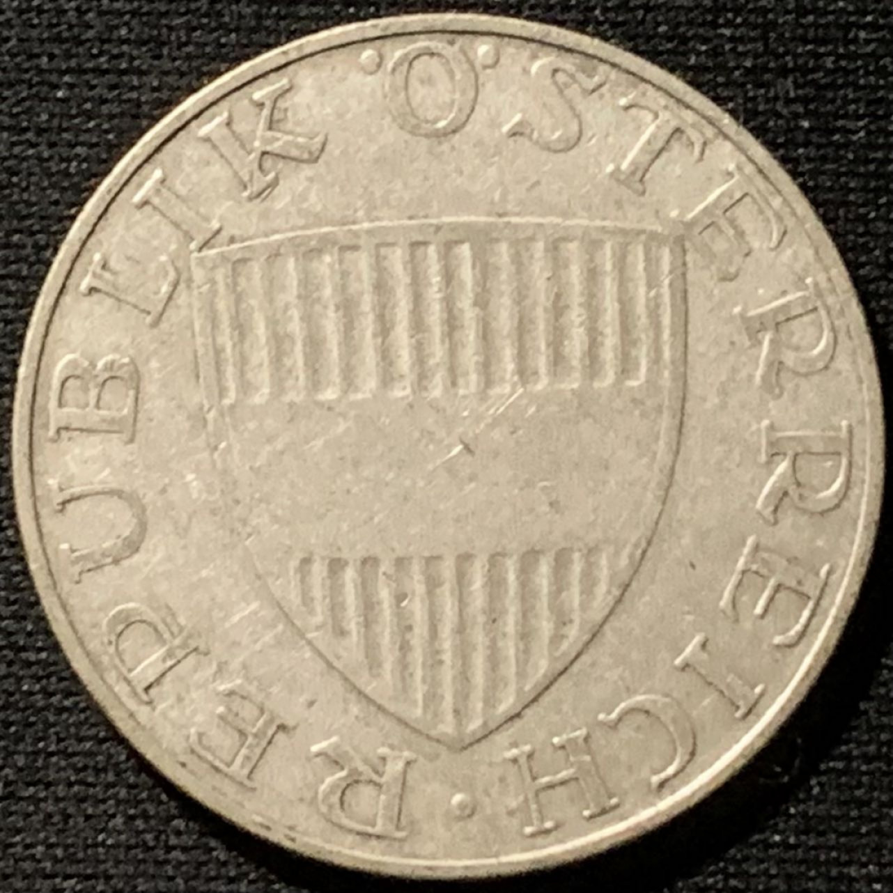 紫瑗钱币——第190期拍卖 奥地利 1958年 女神 10先令 7.5克 0.64银