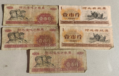 民间收藏人 - 河北省地方粮票壹市斤