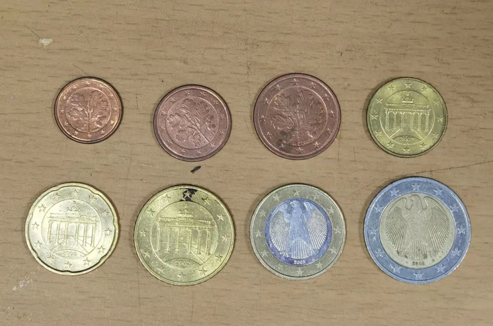 北京马甸外币专卖微拍第六十九期，外国非贵金属流通币，纪念币专场，陆续上新欢迎关注 德国欧元