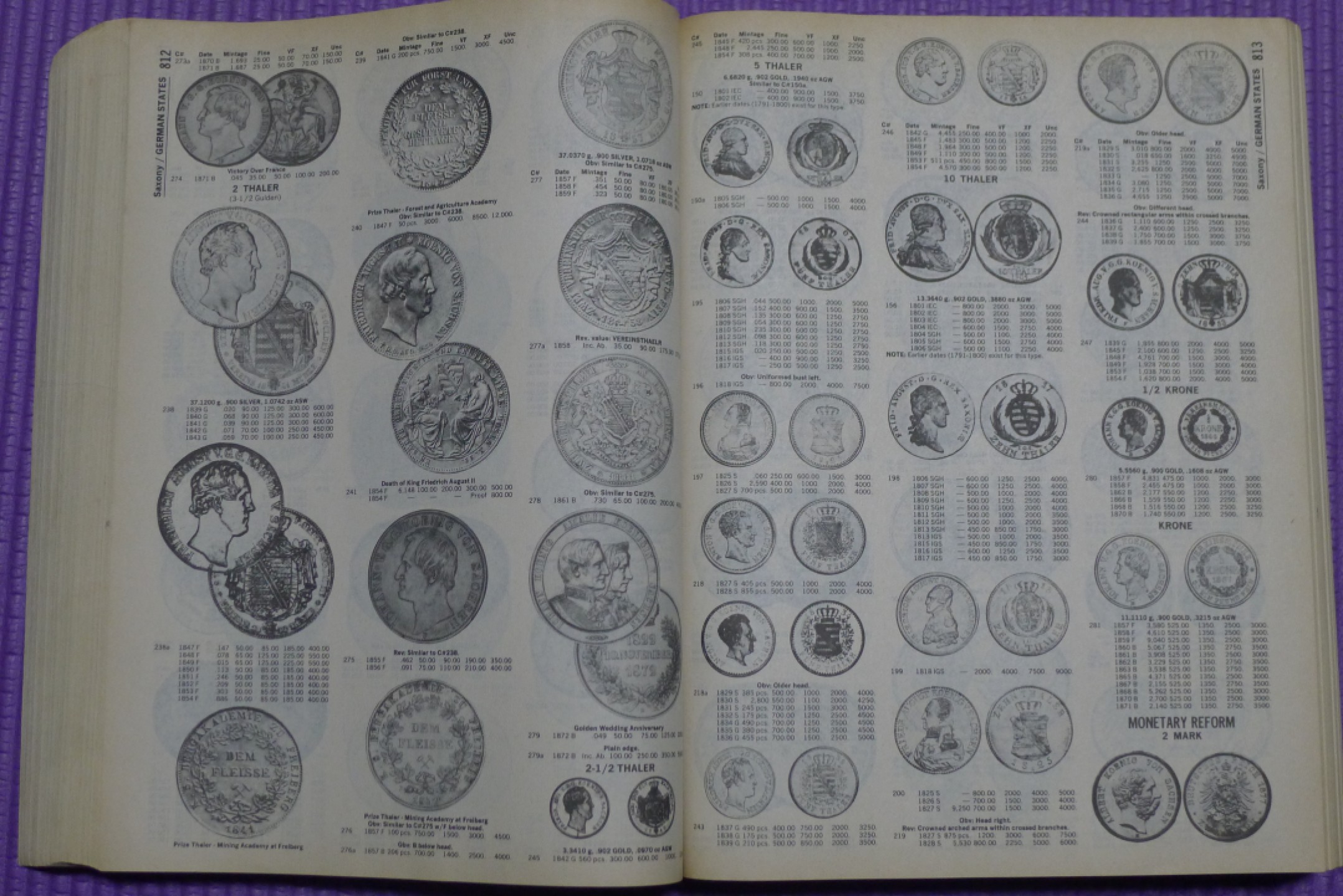 世界钱币章牌书籍专场拍卖第31期 克劳斯世界硬币目录1801-1993（两个世纪版）