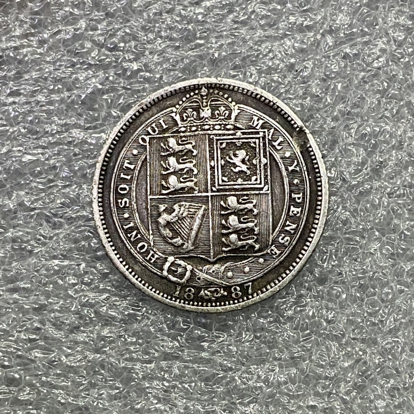 【Numismatist】第五场（新春场）-0起0佣包邮-世界硬币 英国1887年维多利亚6便士银币 