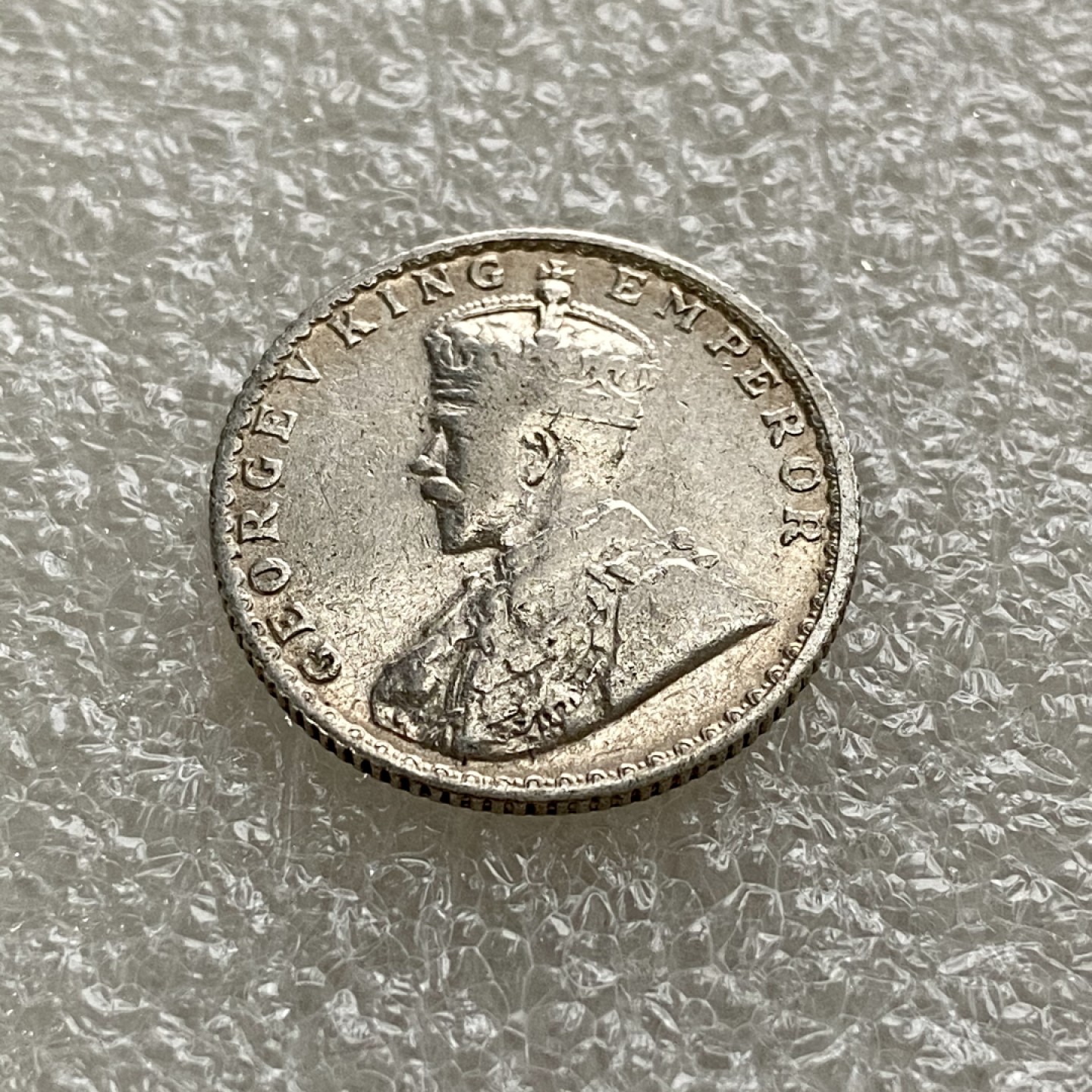 【Numismatist】第五场（新春场）-0起0佣包邮-世界硬币 英属印度1915年1/4卢比银币 乔治五世