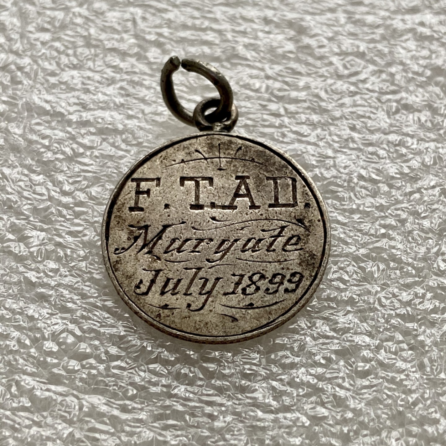 【Numismatist】第五场（新春场）-0起0佣包邮-世界硬币 英国1899年维多利亚6便士银币改刻饰品