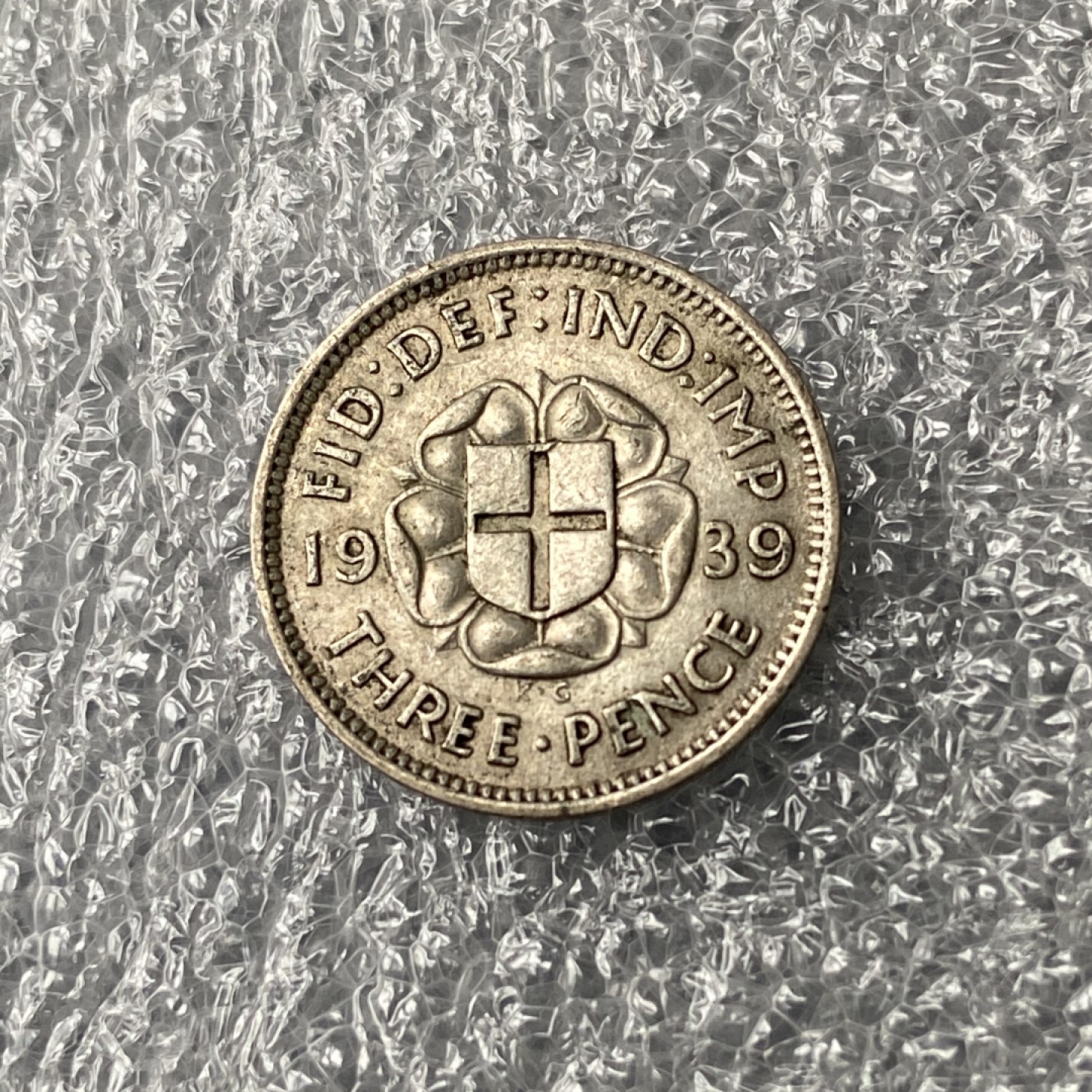 【Numismatist】第五场（新春场）-0起0佣包邮-世界硬币 英国1939年乔治六世3便士银币