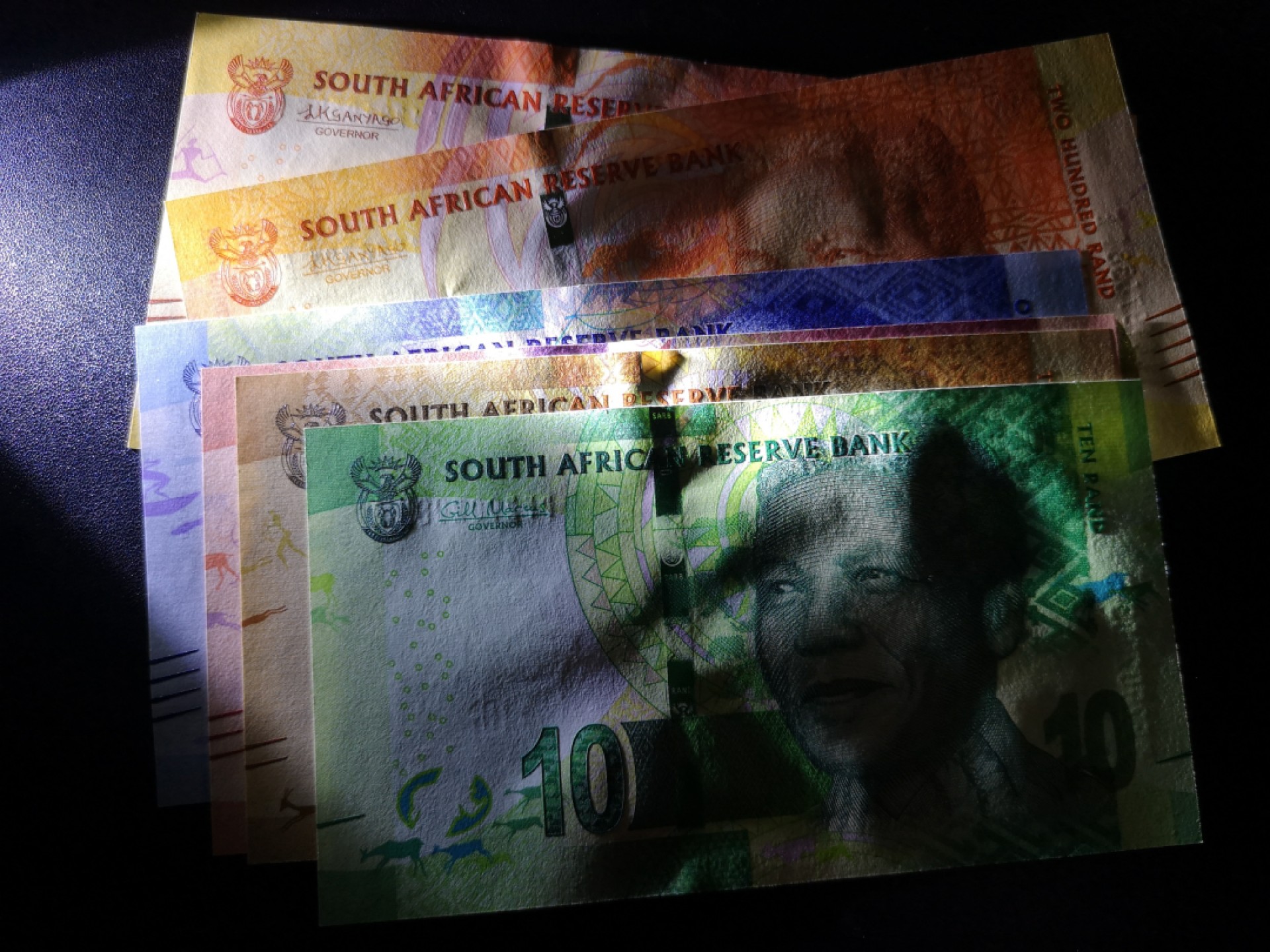 《外钞收藏家》第一百六十四期拍卖（本期100件） 南非一套纸币 6张 全新UNC 