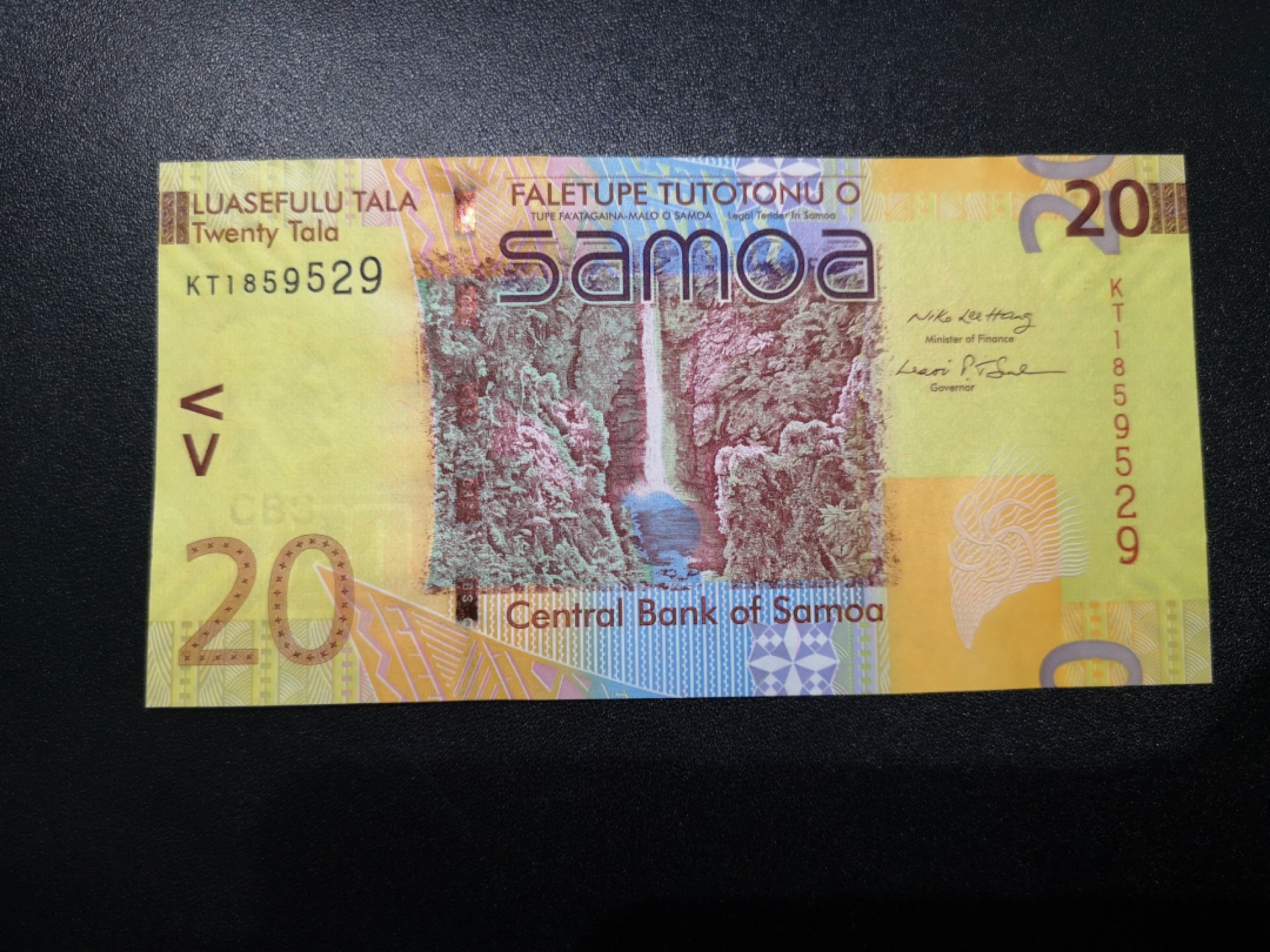 《外钞收藏家》第一百六十四期拍卖（本期100件） 2008年世界最佳纸币-萨摩亚20 全新UNC