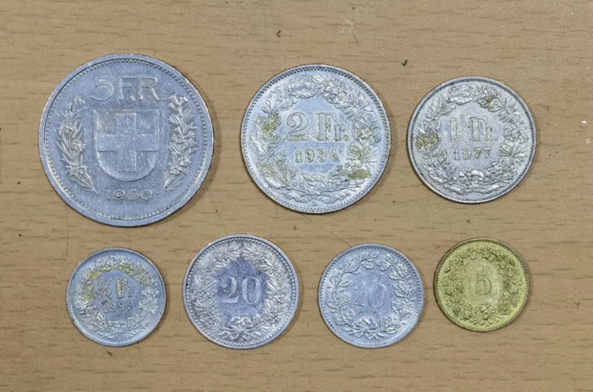 北京马甸外币专卖微拍第六十九期，外国非贵金属流通币，纪念币专场，陆续上新欢迎关注 瑞士