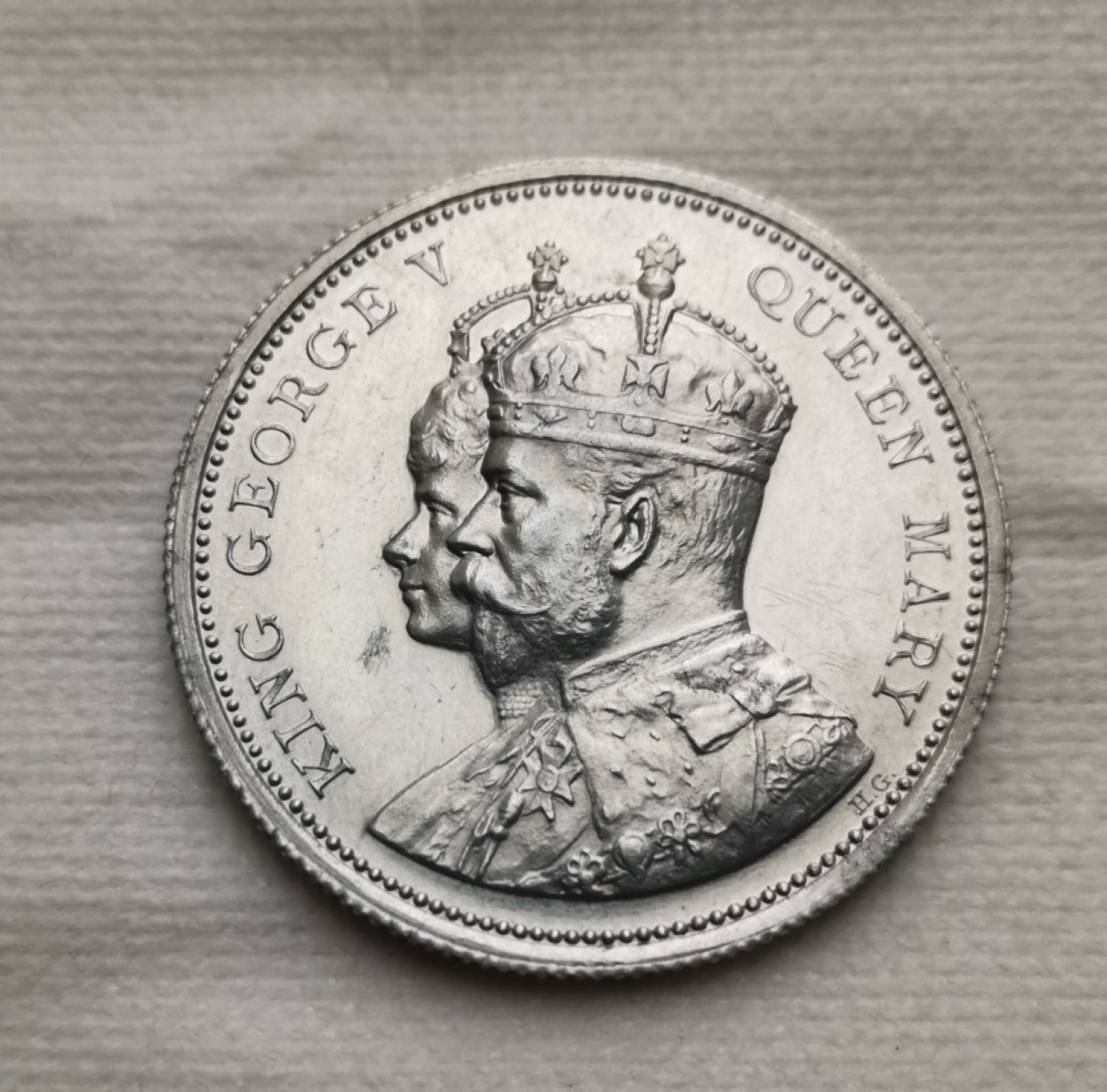 第25期拍卖会 乔治五世1911年铸造万年历纪念章