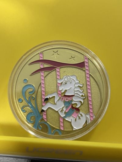 CSIS-GREAT评级精品钱币拍卖第一百三十期 - 北京石景山游乐园彩色纪念章 40毫米直径