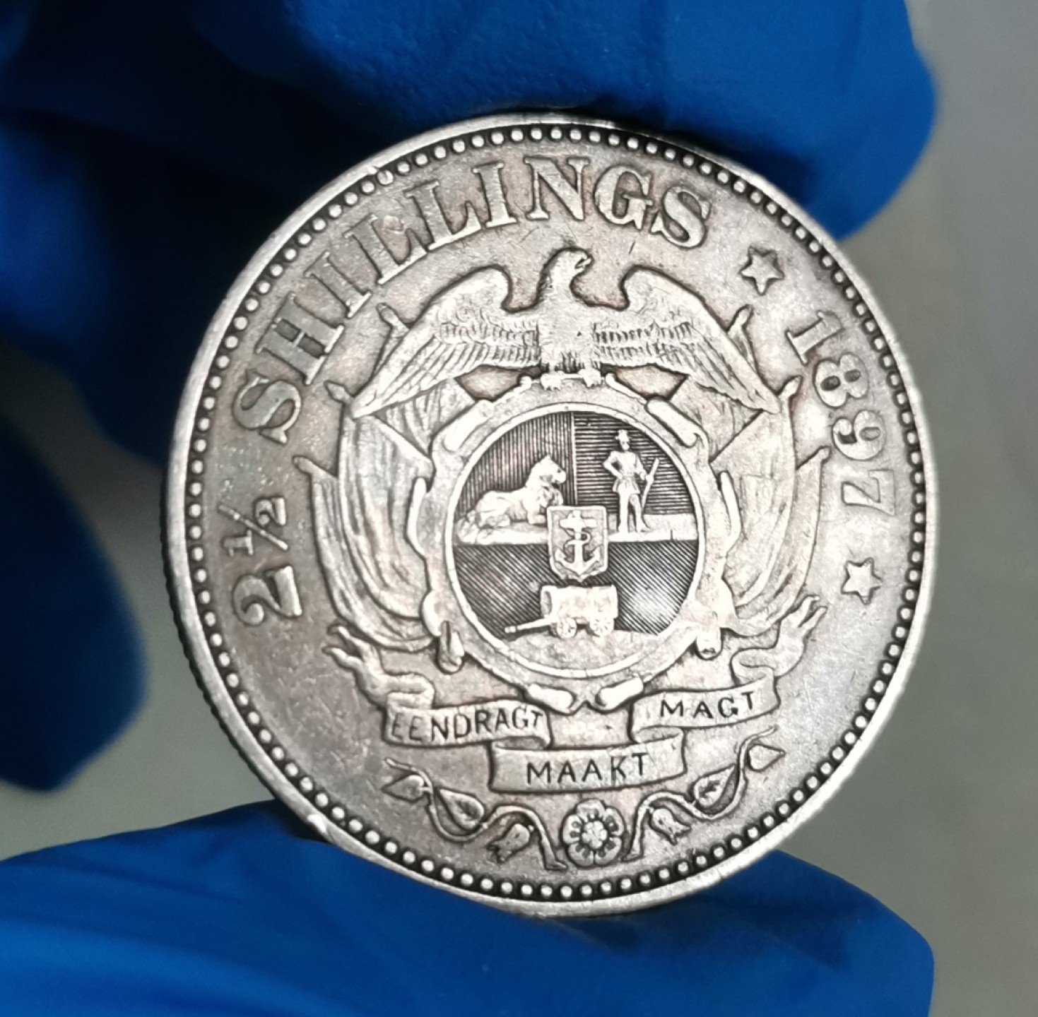 第25期拍卖会 1897年德兰士瓦2.5先令银币