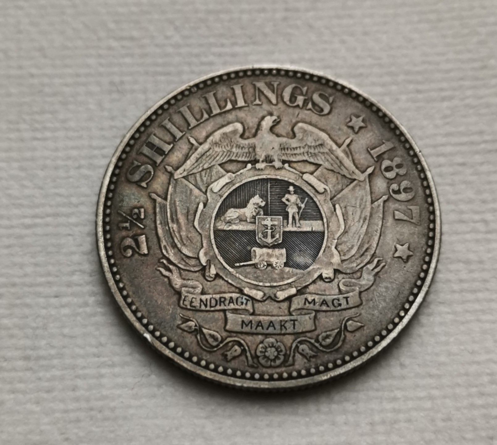 第25期拍卖会 1897年德兰士瓦2.5先令银币