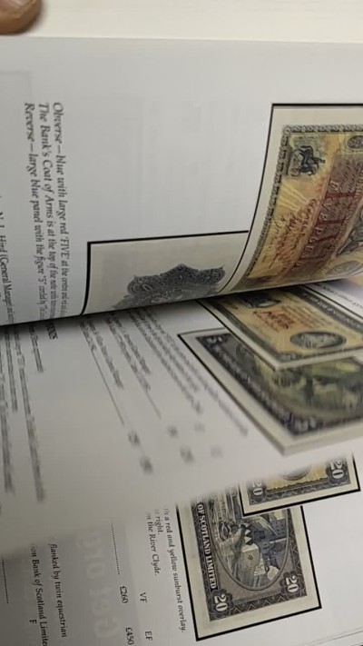 圣域骑士团 | 虎年新春上元节 专场 第二期（2022002期） 英国纸币目录含女王属地，有列出不同冠号间的价值