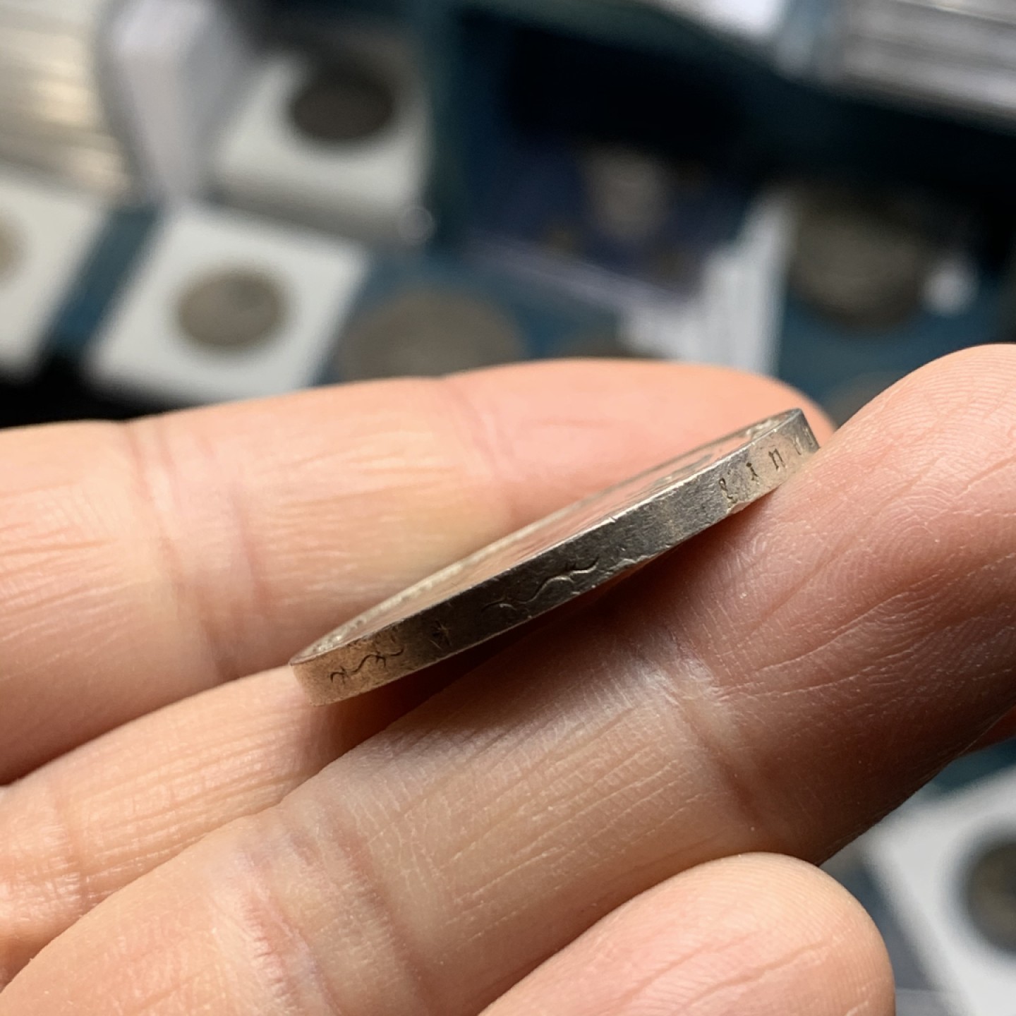 《竞宝斋》微拍-第32场-周日（全场顺丰包邮） 裸币 德国 1936年5马克  兴登堡头像 银币