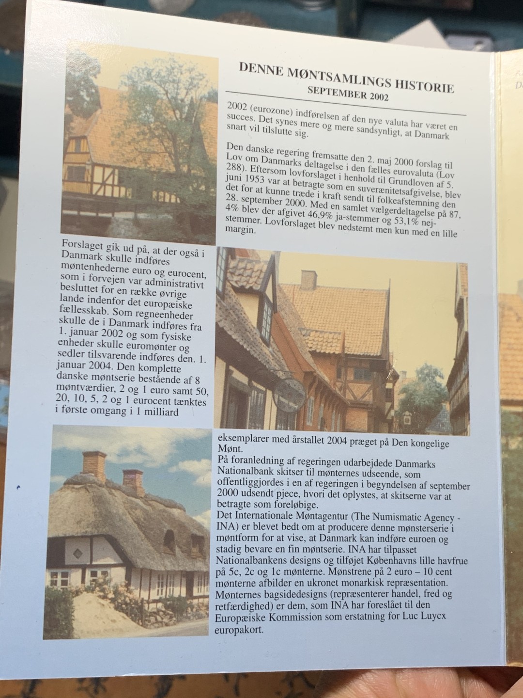 《竞宝斋》微拍-第32场-周日（全场顺丰包邮） 丹麦 2002年 欧元试铸样币 一套8枚 完美状态