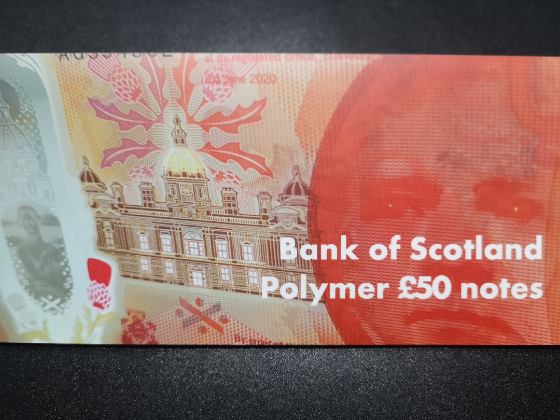 《外钞收藏家》第一百六十五期拍卖（本期80件） 苏格兰银行50镑 首发冠百位号 精装册