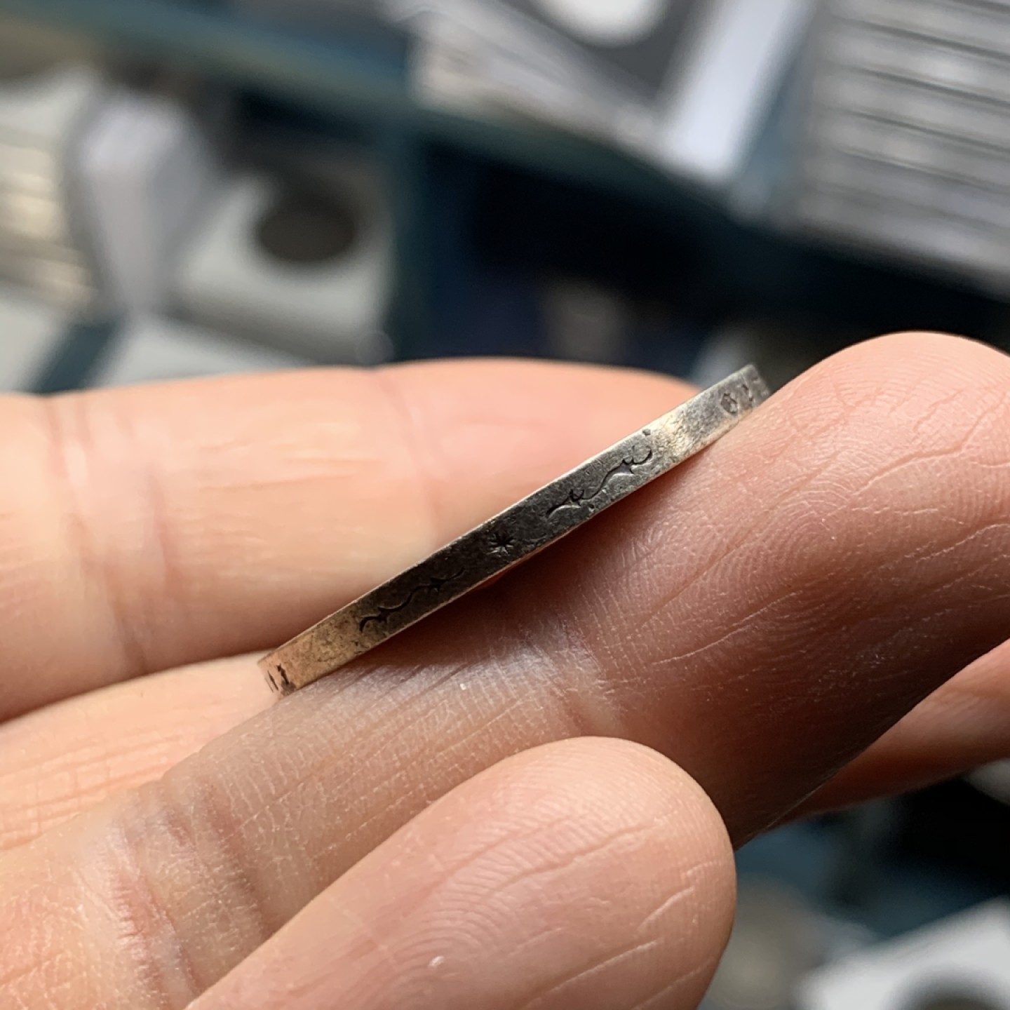 《竞宝斋》微拍-第32场-周日（全场顺丰包邮） 裸币 德国 1934年5马克  教堂无字版 银币