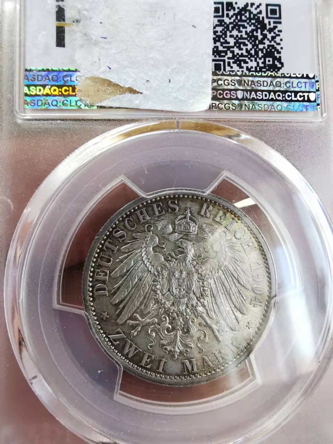 凡希社世界钱币微拍第一百八十九期 1904黑森达姆斯特2马克PCGS-MS64