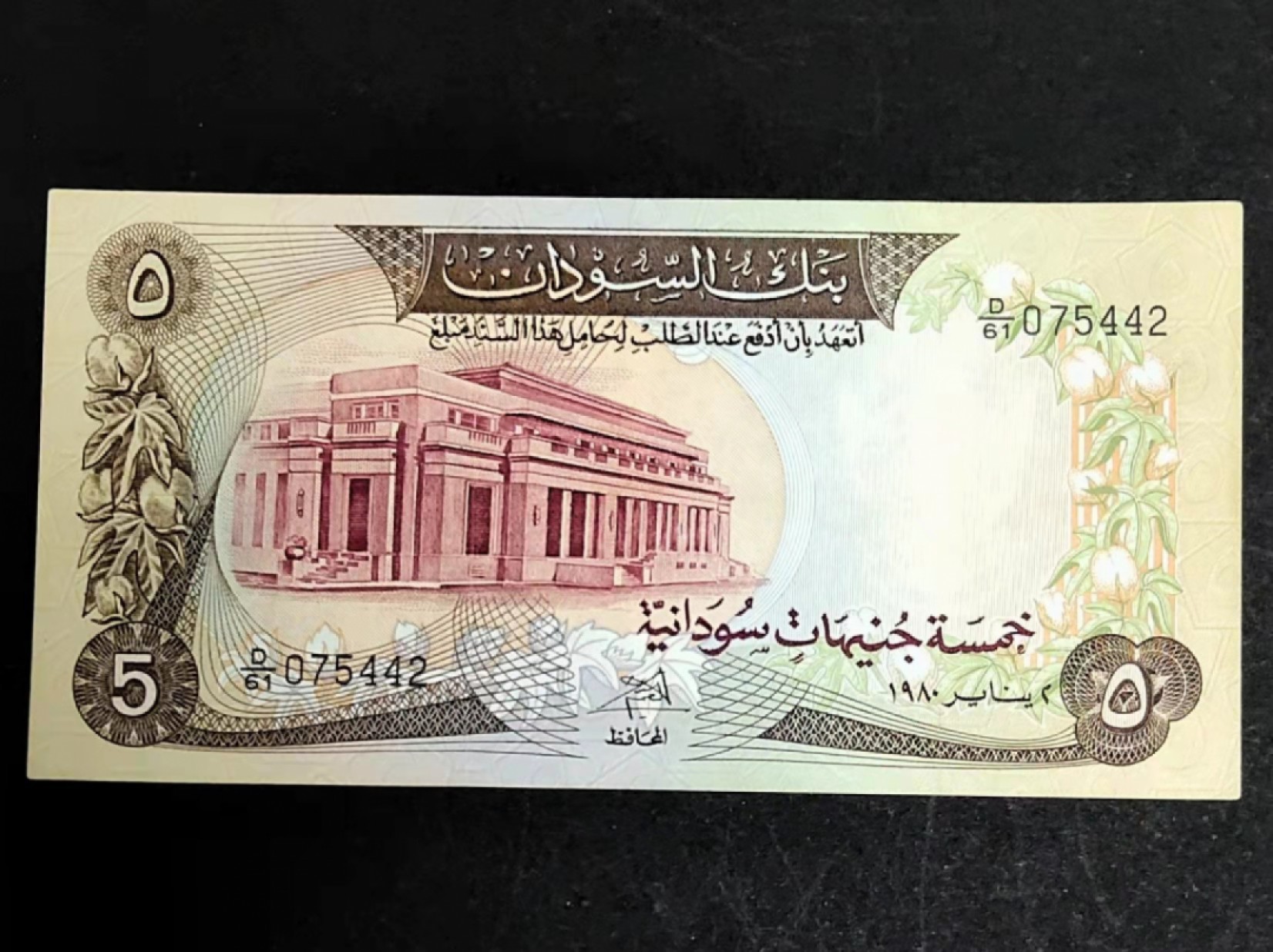 圣域骑士团 | 虎年新春上元节 专场 第二期（2022002期） 1970年 (北)苏丹 非全新  5苏丹镑  P14 背图~非洲动物世界~