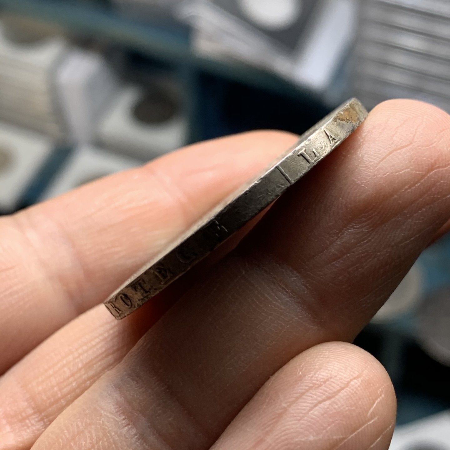 《竞宝斋》微拍-第32场-周日（全场顺丰包邮） 法国 1844年 菲利普一世 5法郎 大银币 原味好品 细节一流 AU级别 很难得