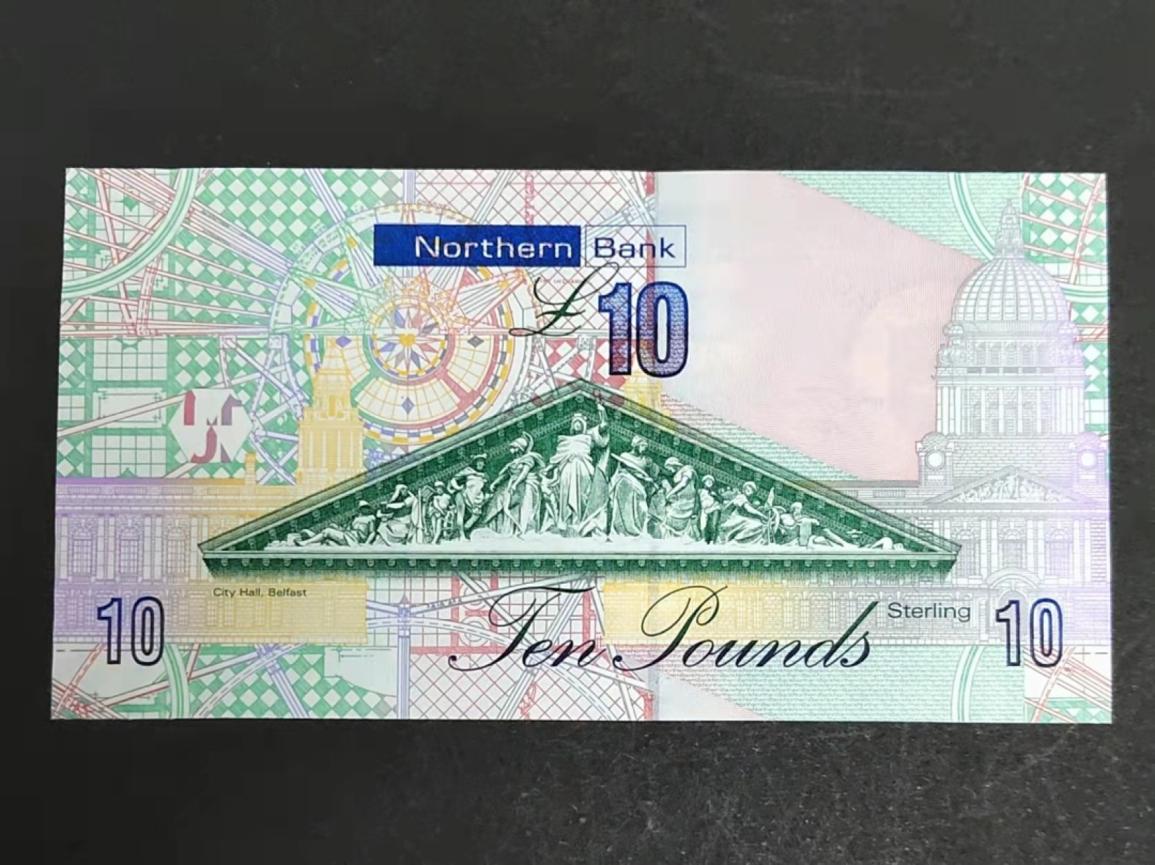 圣域骑士团 | 虎年新春上元节 专场 第二期（2022002期） 2008年 全新UNC 北爱尔兰 北方银行 10镑 P210a   GG冠号 轮胎发明家邓禄普头像