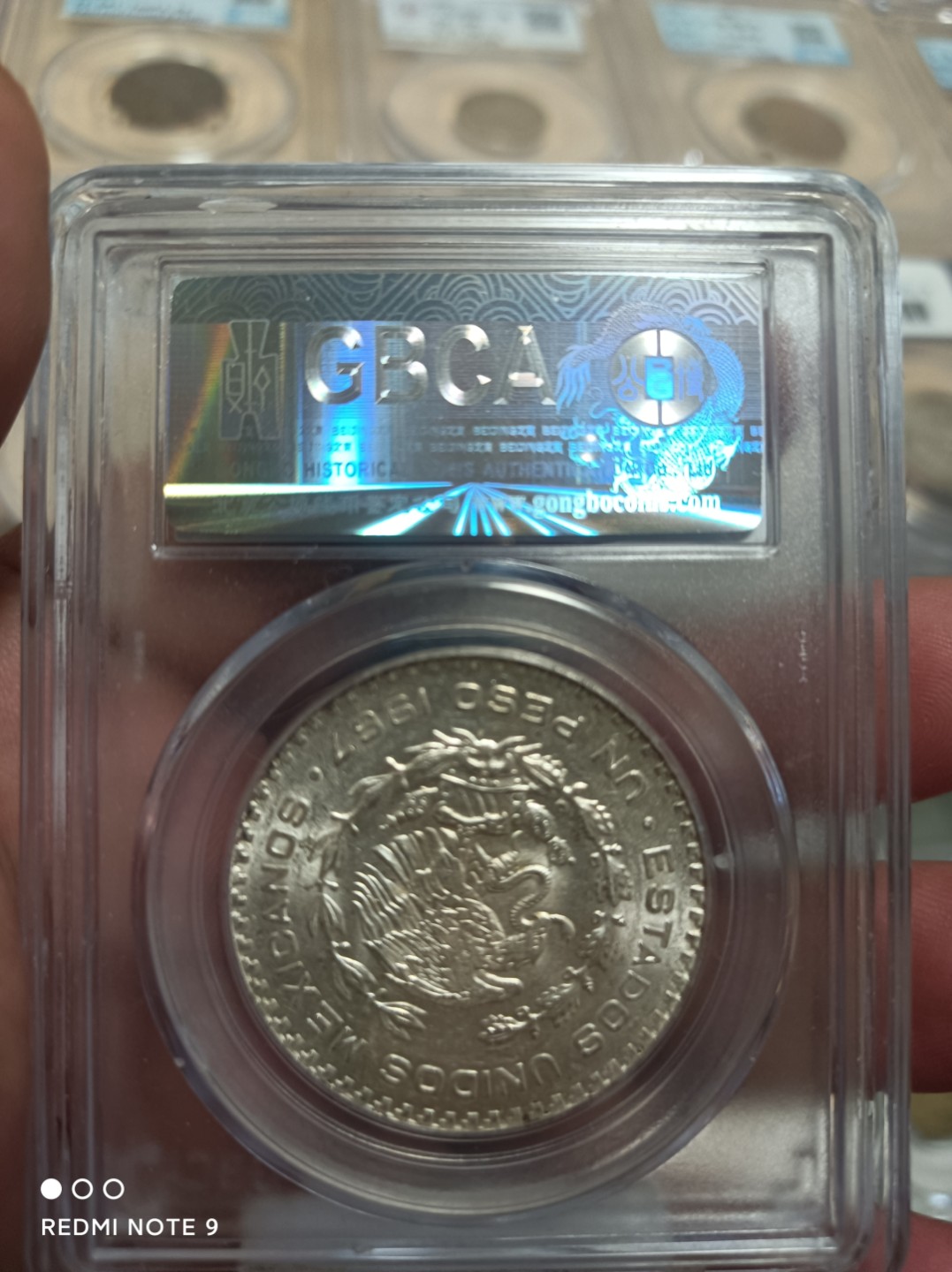 天海银元专场 墨西哥鹰洋1比索