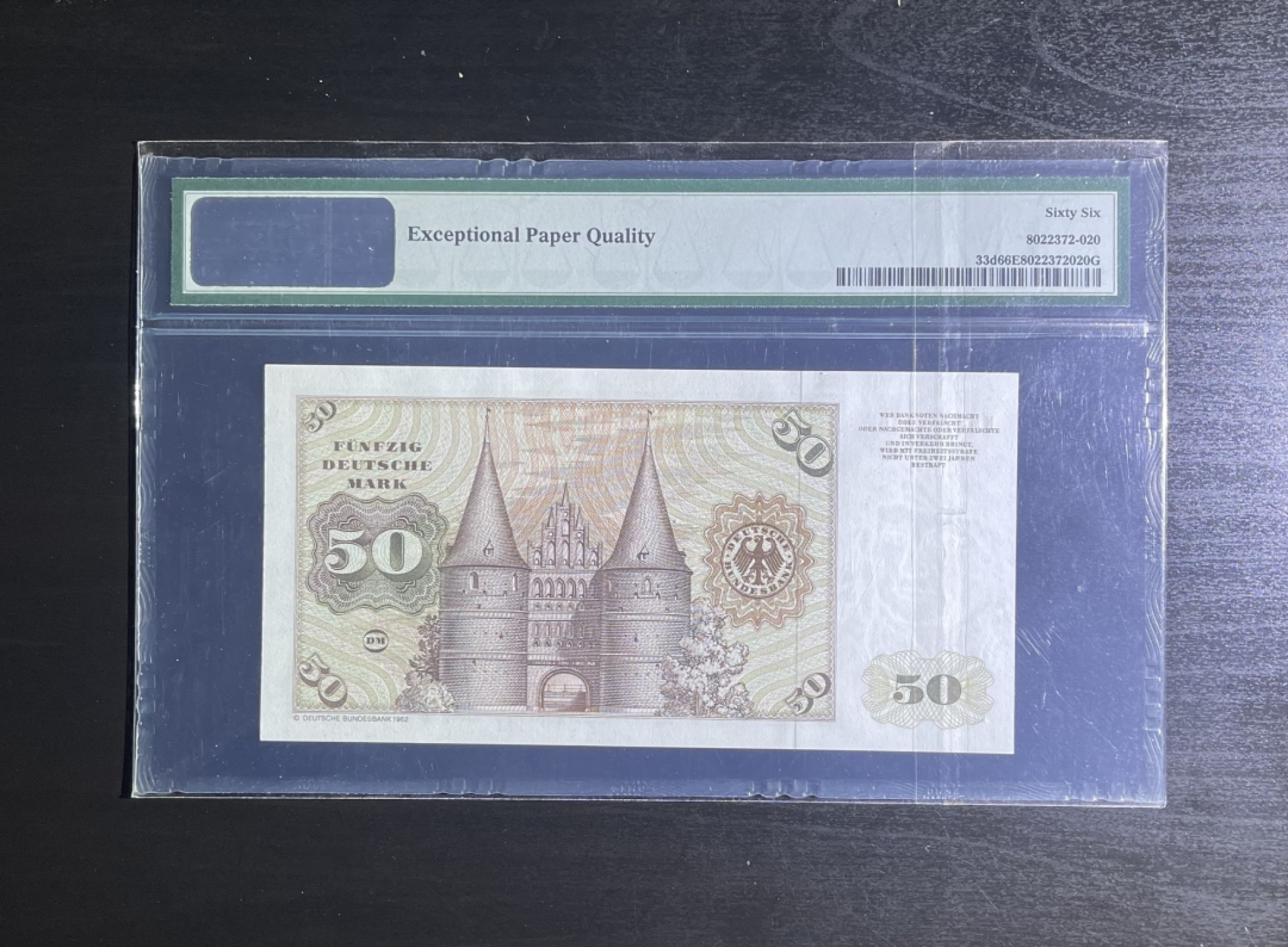 【丑猫0911】今晚7点整，自动快拍 1980年德国50马克