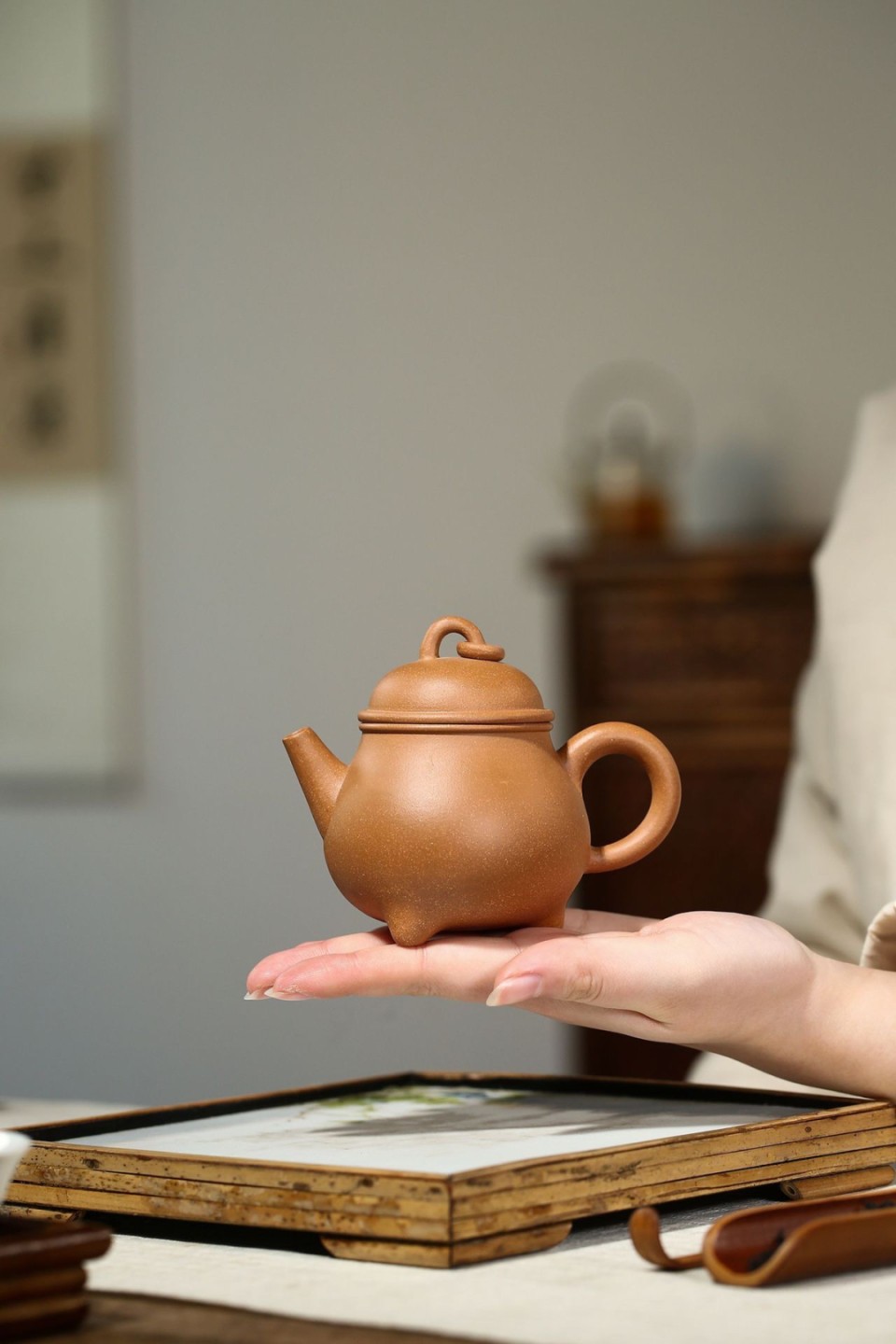 精品宜兴紫砂壶专拍场 三足乳鼎