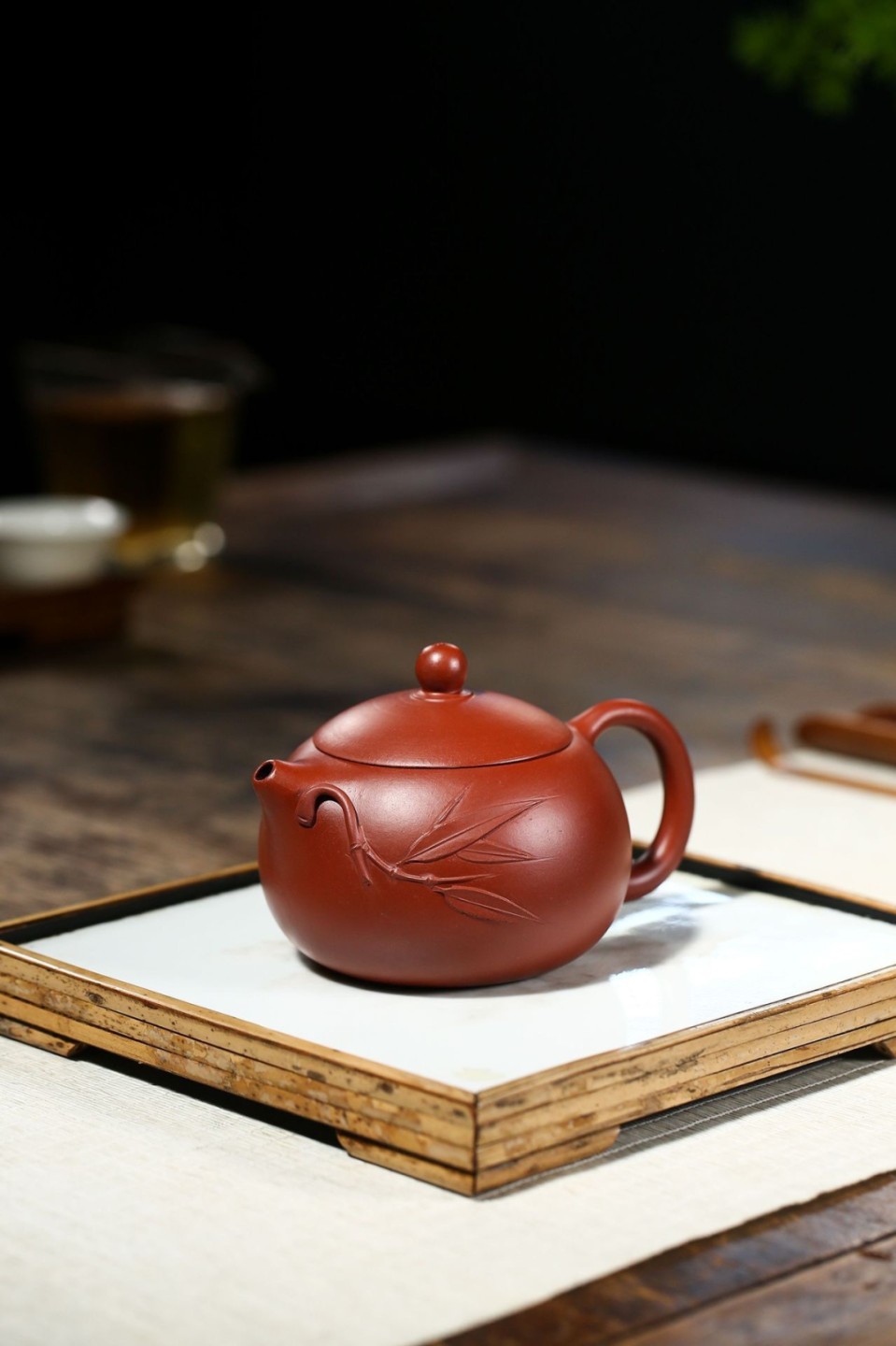 精品宜兴紫砂壶专拍场 竹节西施