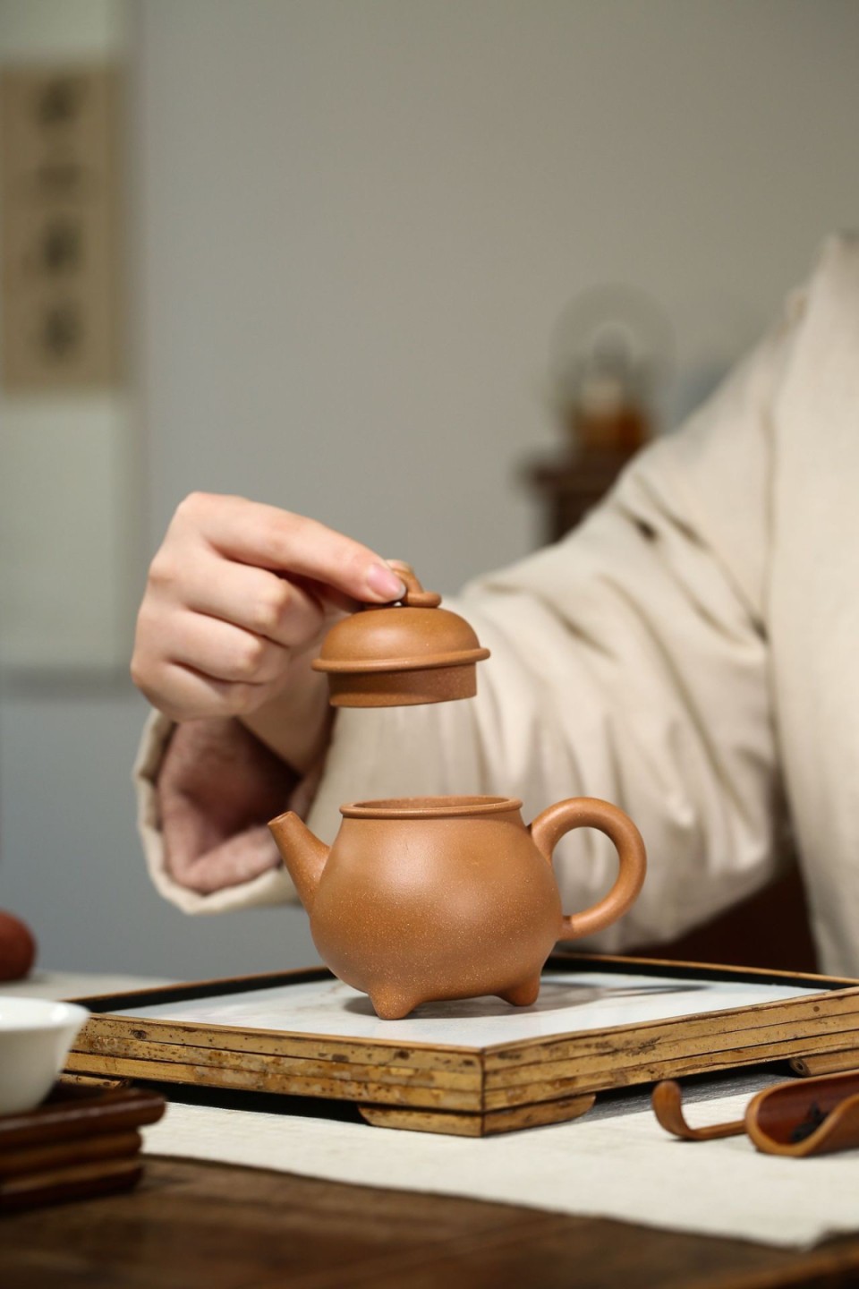 精品宜兴紫砂壶专拍场 三足乳鼎