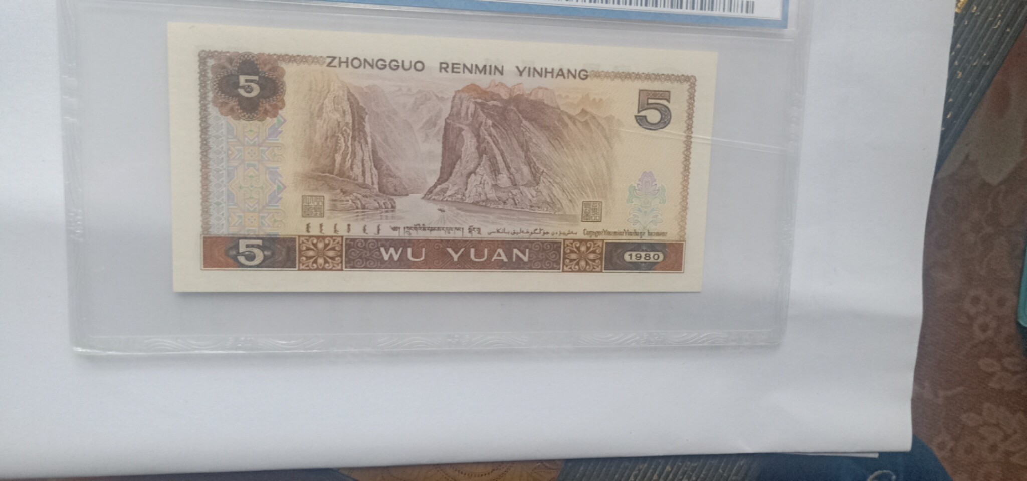 小英开心拍第586期 805红光蓝鹤一张，靓号天印评级
