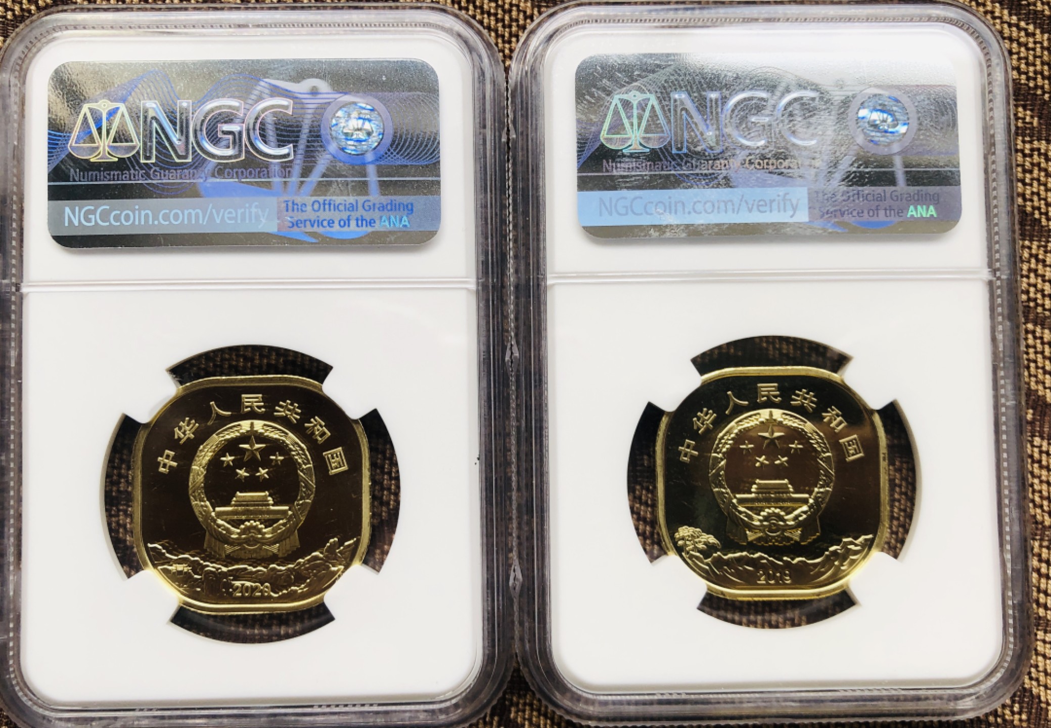 NGC 纪念币一组多枚