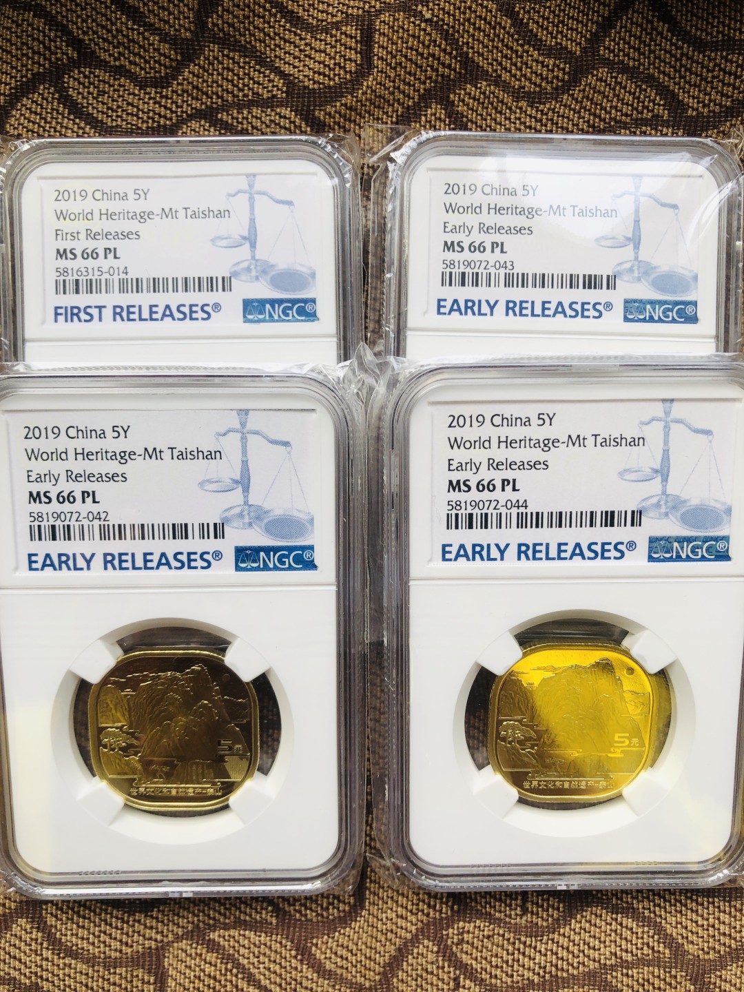 NGC 纪念币一组多枚