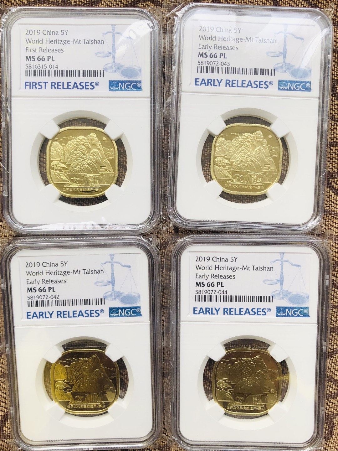 NGC 纪念币一组多枚