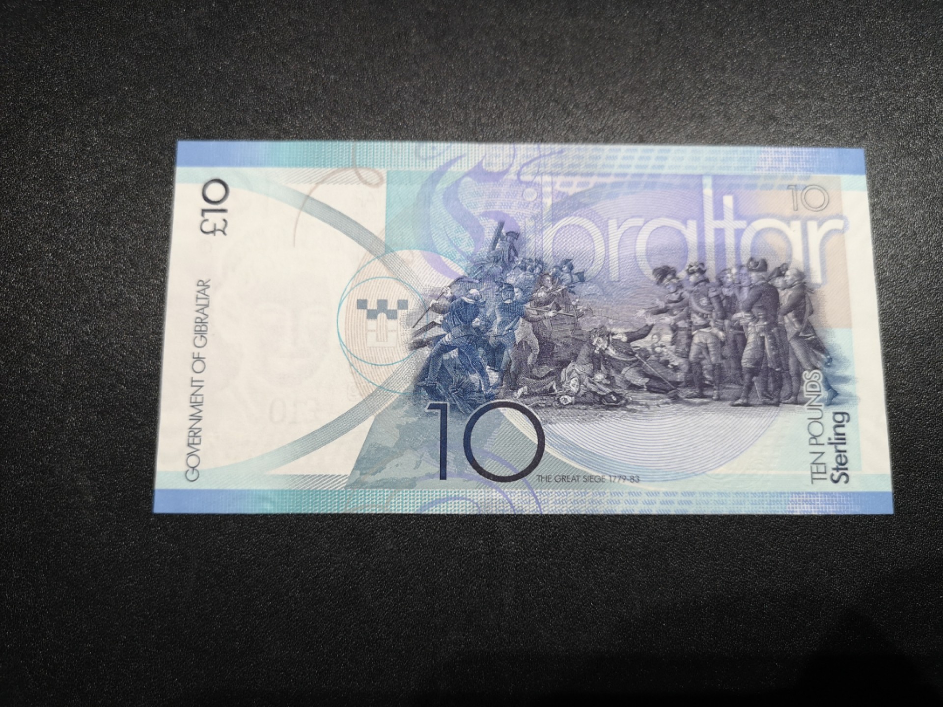 《外钞收藏家》第一百六十六期拍卖（本期89件） 2010年直布罗陀10镑 全新UNC AAA冠