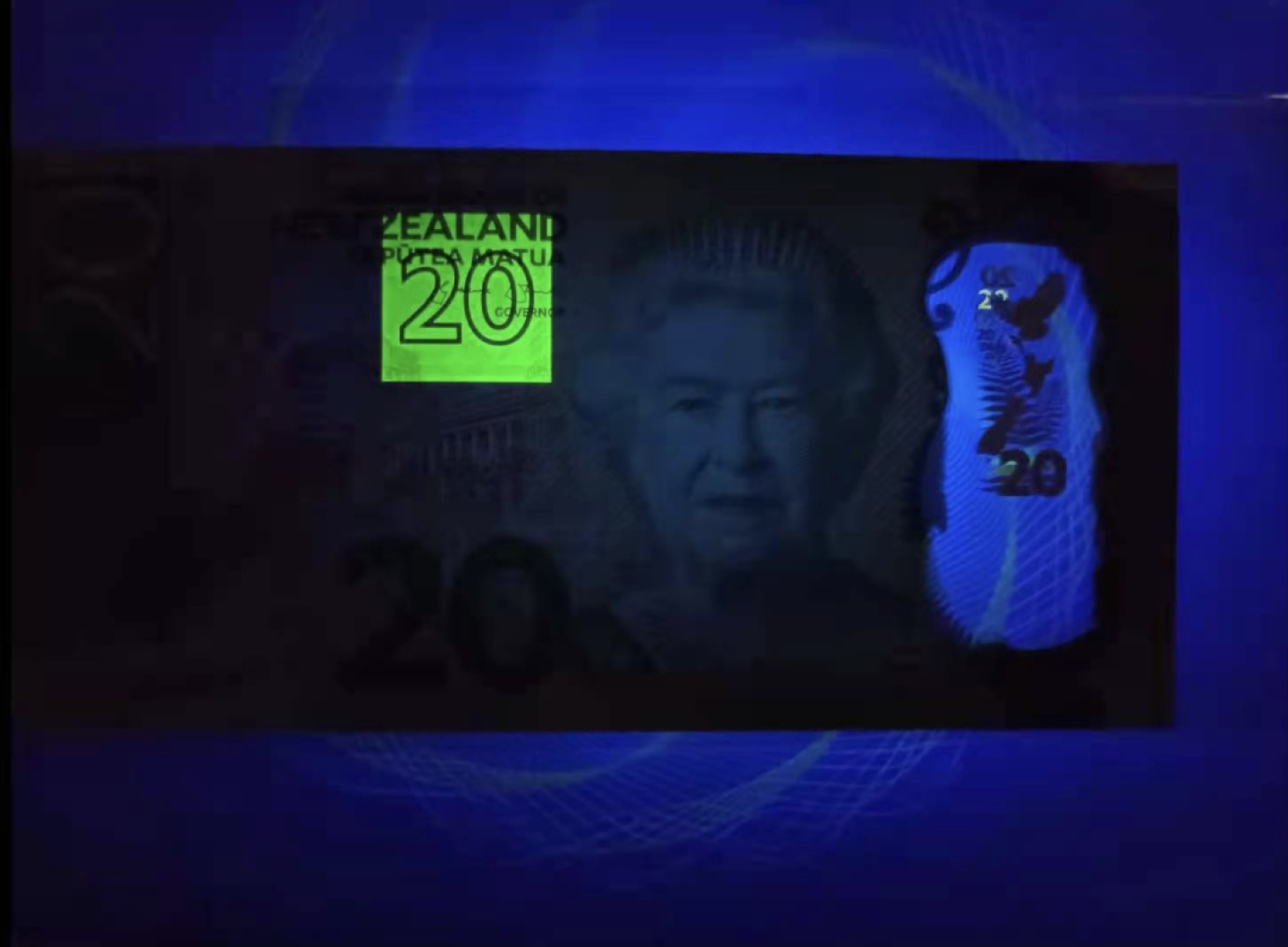 得物拍卖 Chase Auction  第2期 - -世界纸币精粹（二） 新西兰女王塑料钞全新UNC，2016年20元冠号CT16838259全程无47靓号一枚。正面女王，背面为濒危鸟类新西兰隼！
