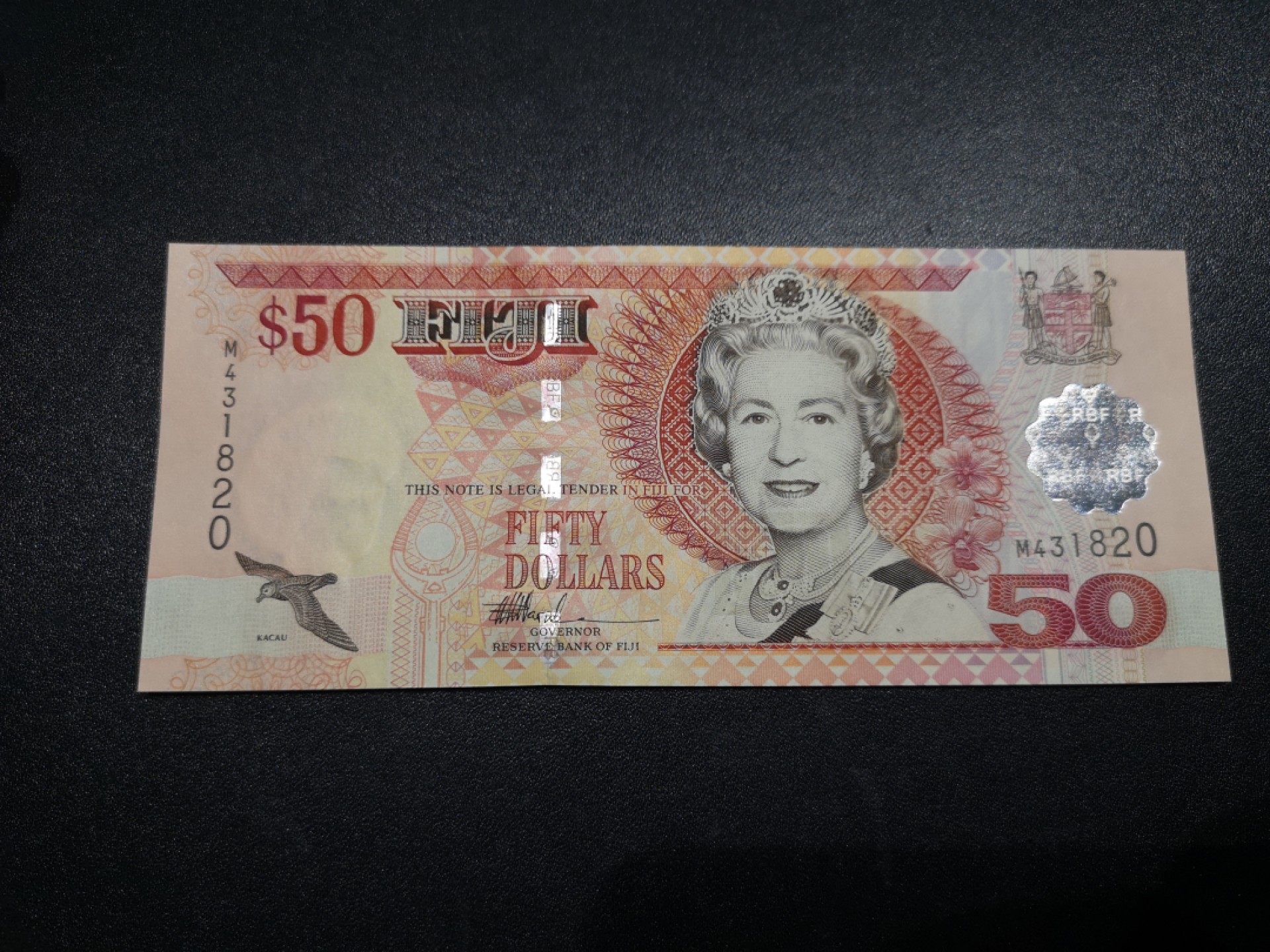 《外钞收藏家》第一百六十六期拍卖（本期89件） 2002年斐济50刀 全新UNC