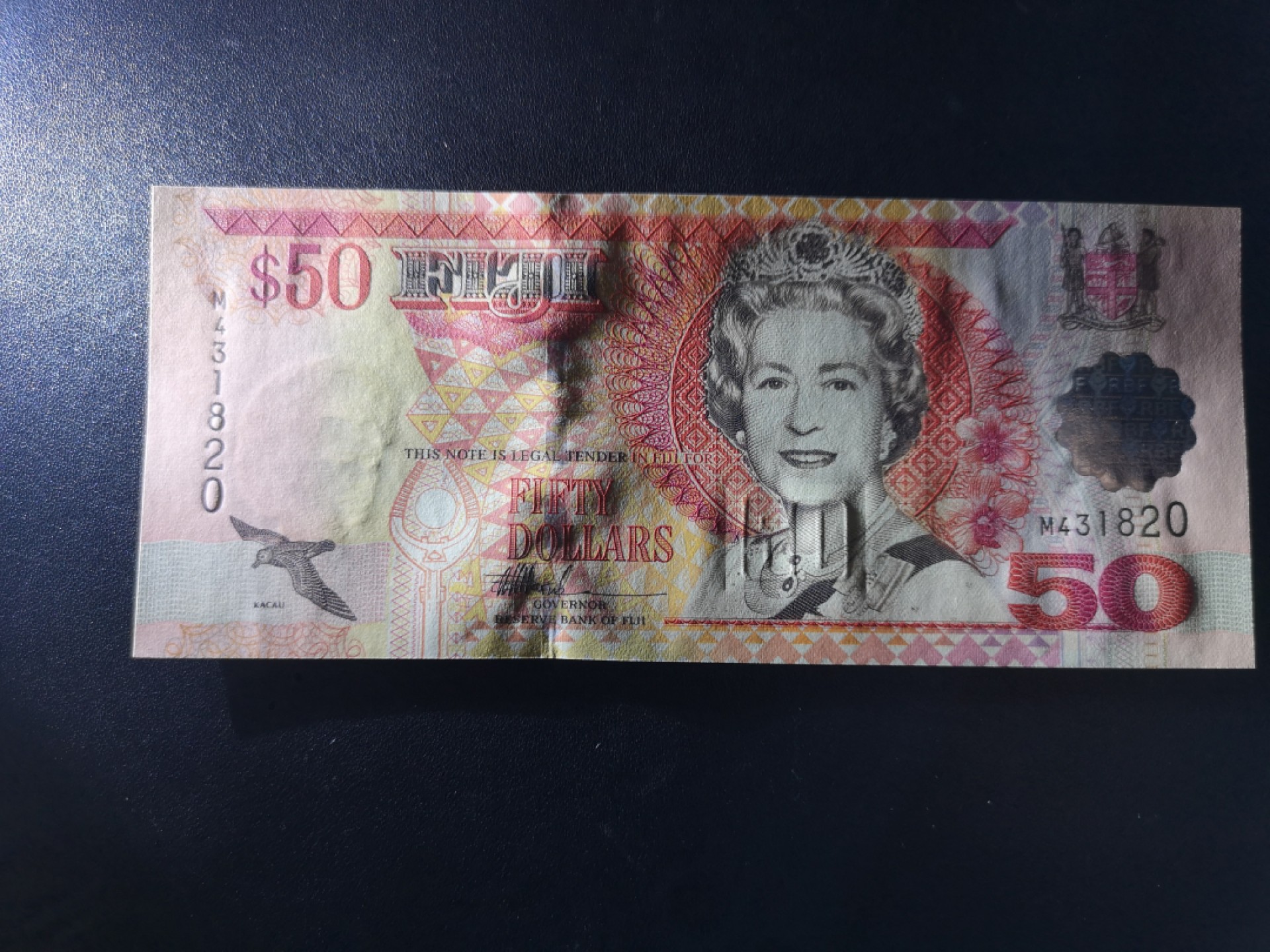 《外钞收藏家》第一百六十六期拍卖（本期89件） 2002年斐济50刀 全新UNC