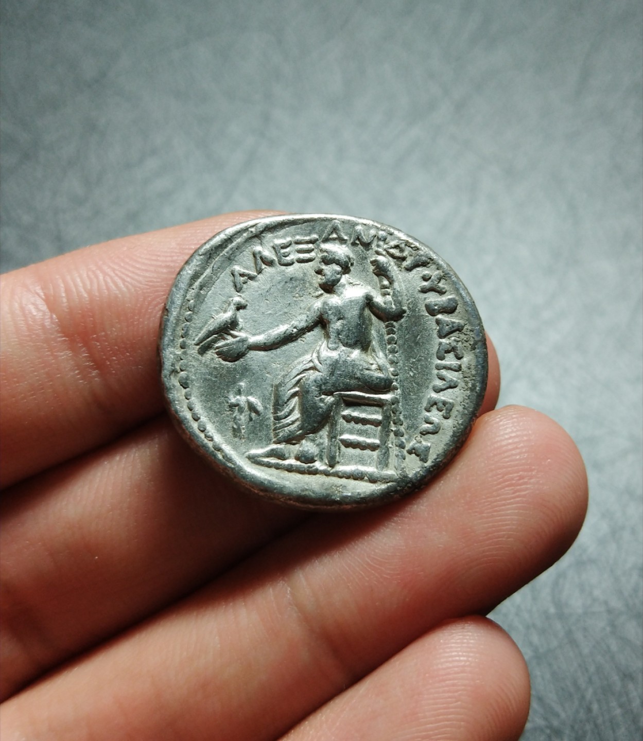 【古希腊币】马其顿王国亚历山大大帝大力神4德拉克马大银币安菲波利斯造币厂  【古希腊币】马其顿王国亚历山大大帝大力神4德拉克马大银币安菲波利斯造币厂 