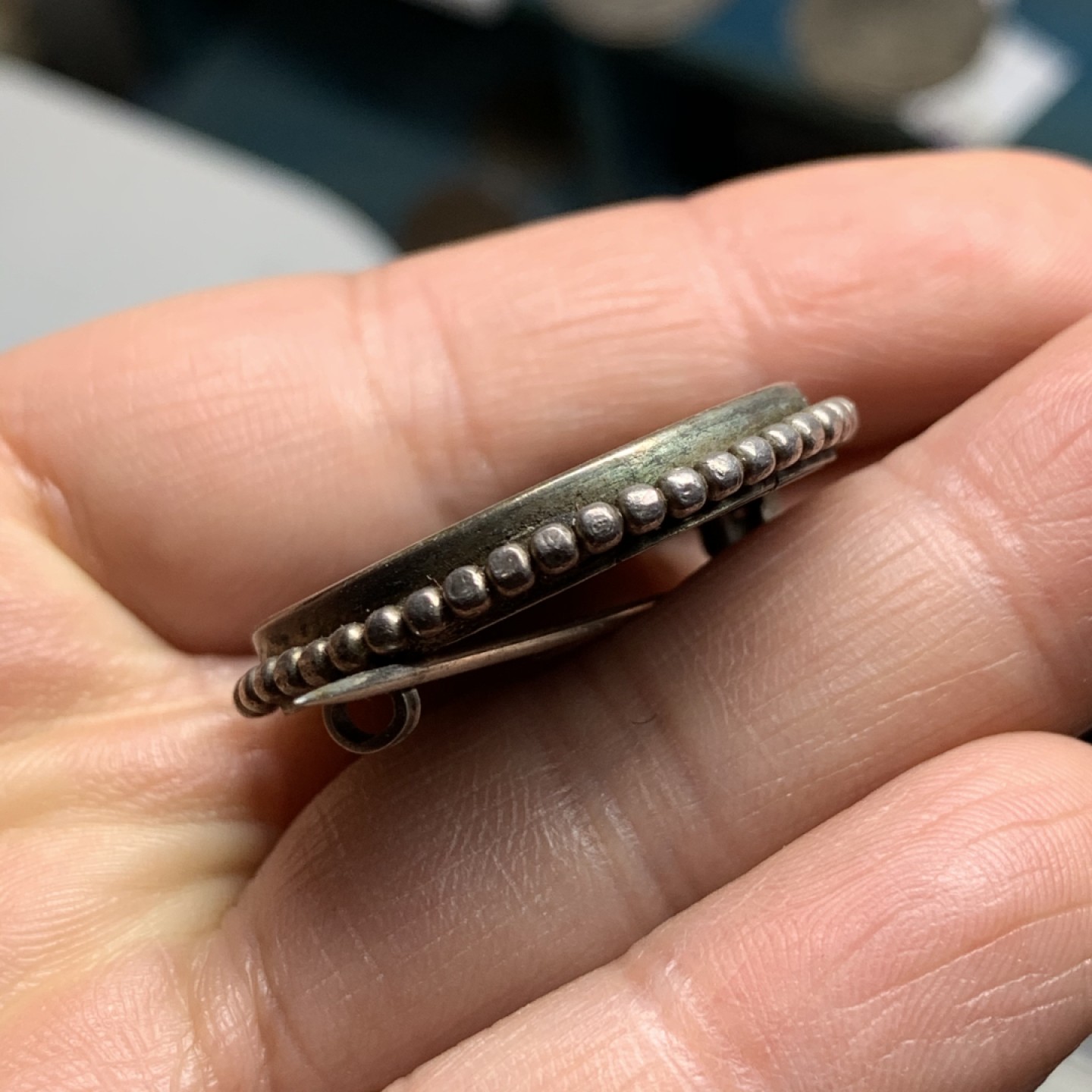 《竞宝斋》第34，35场-本周日，周一2场连拍（全场顺丰包邮） 德国普鲁士1888年三皇之年2马克 银币 做胸针